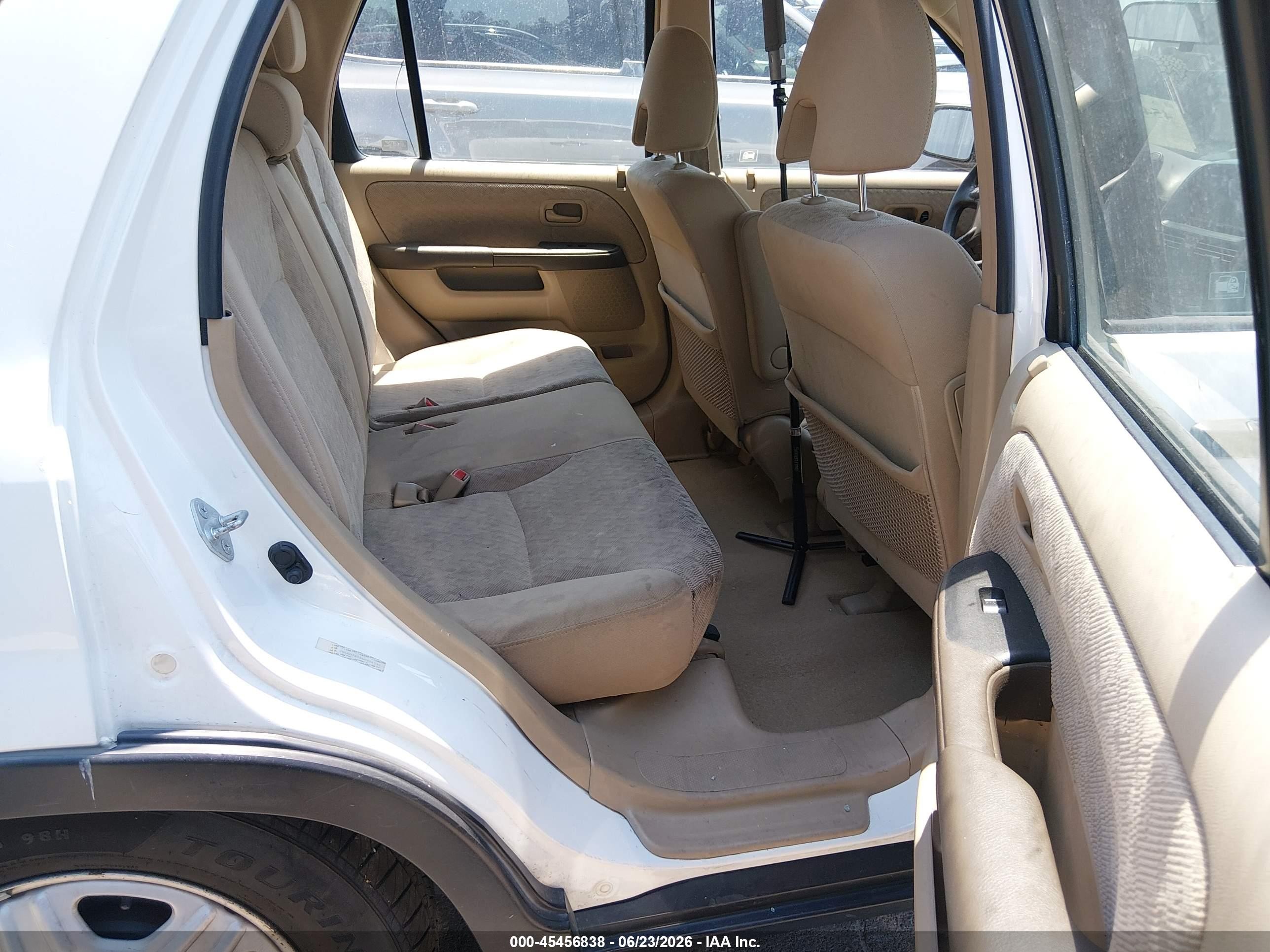 2006 Honda Cr-v Lx White vin: JHLRD78586C016591