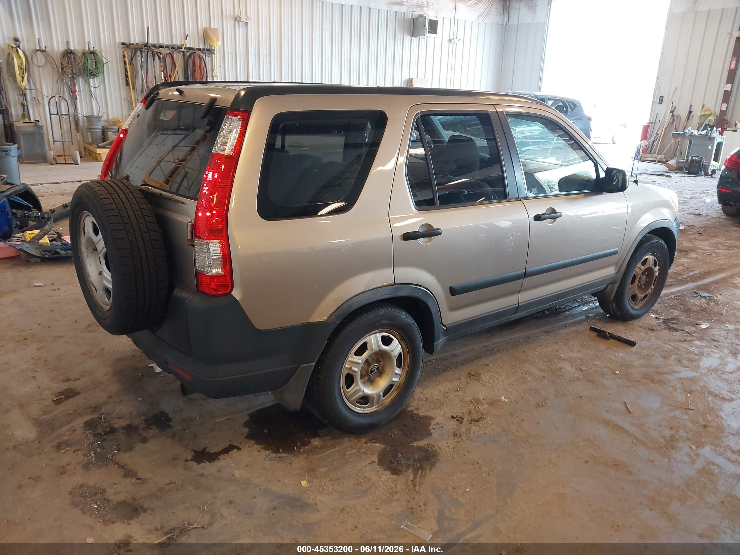 2006 Honda Cr-v Lx Tan vin: JHLRD78596C018334
