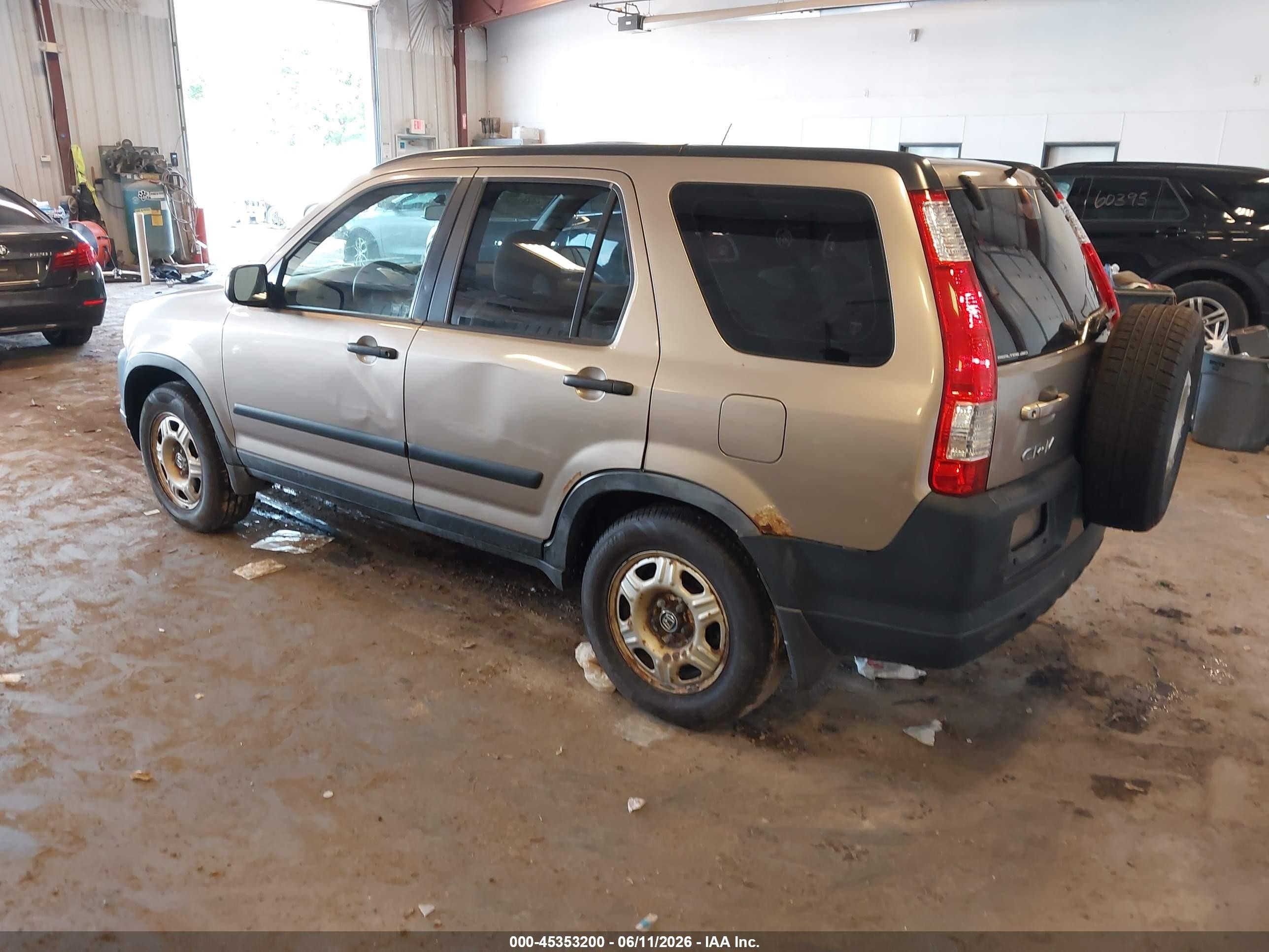 2006 Honda Cr-v Lx Tan vin: JHLRD78596C018334