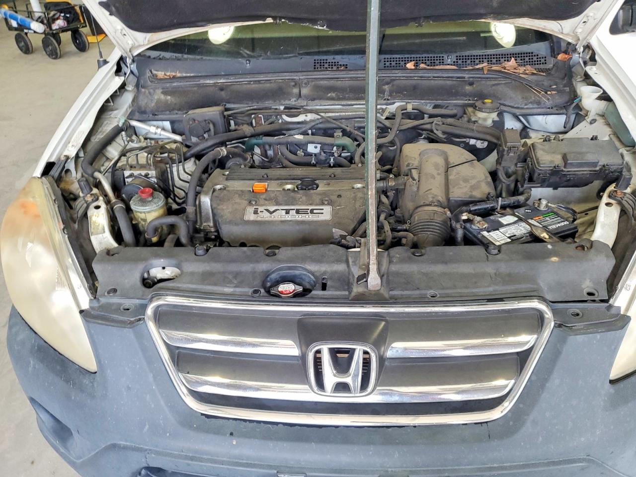2006 Honda Cr-v Lx White vin: JHLRD78596C022612