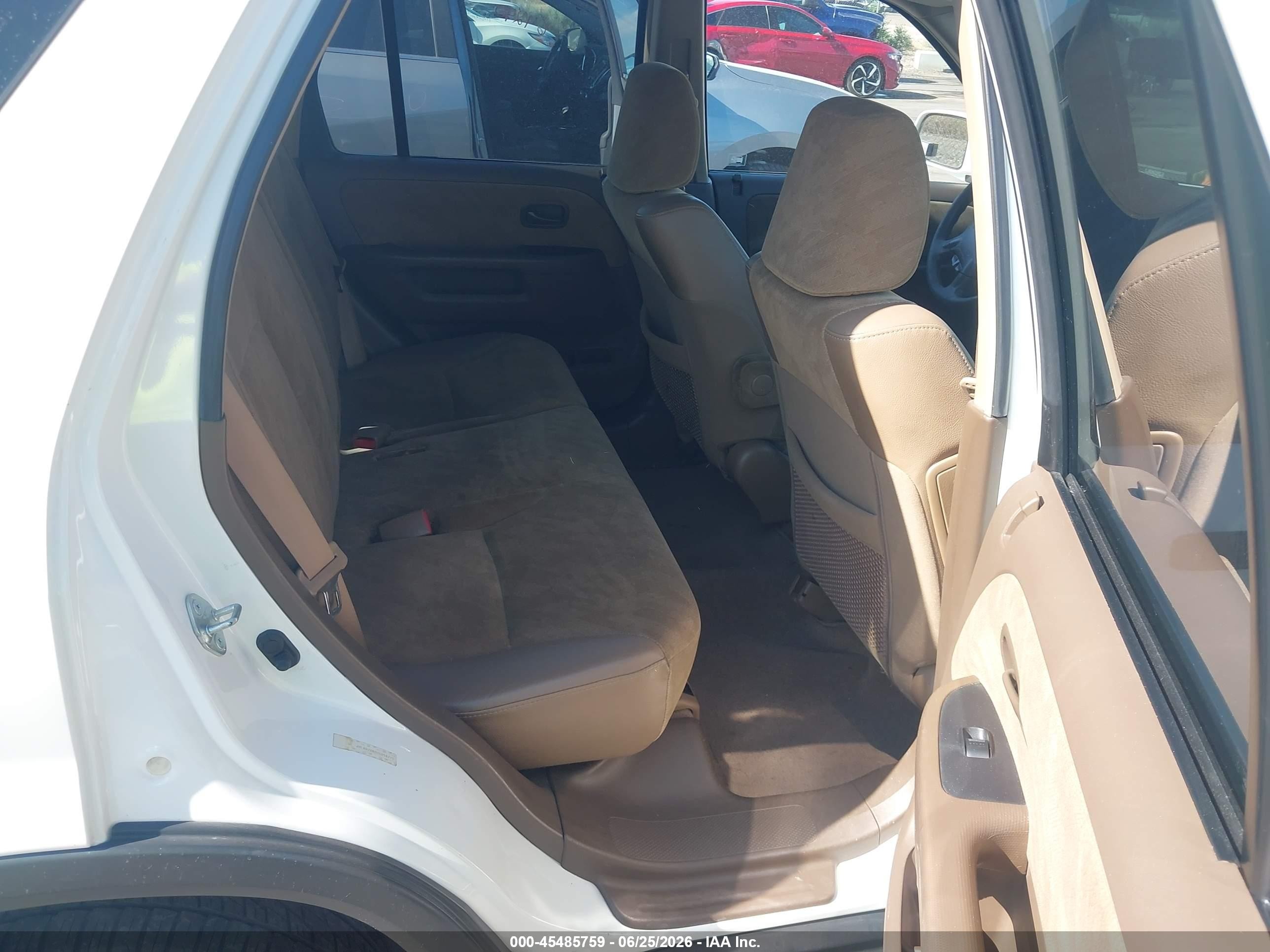 2002 Honda Cr-v Ex White vin: JHLRD78802C018775