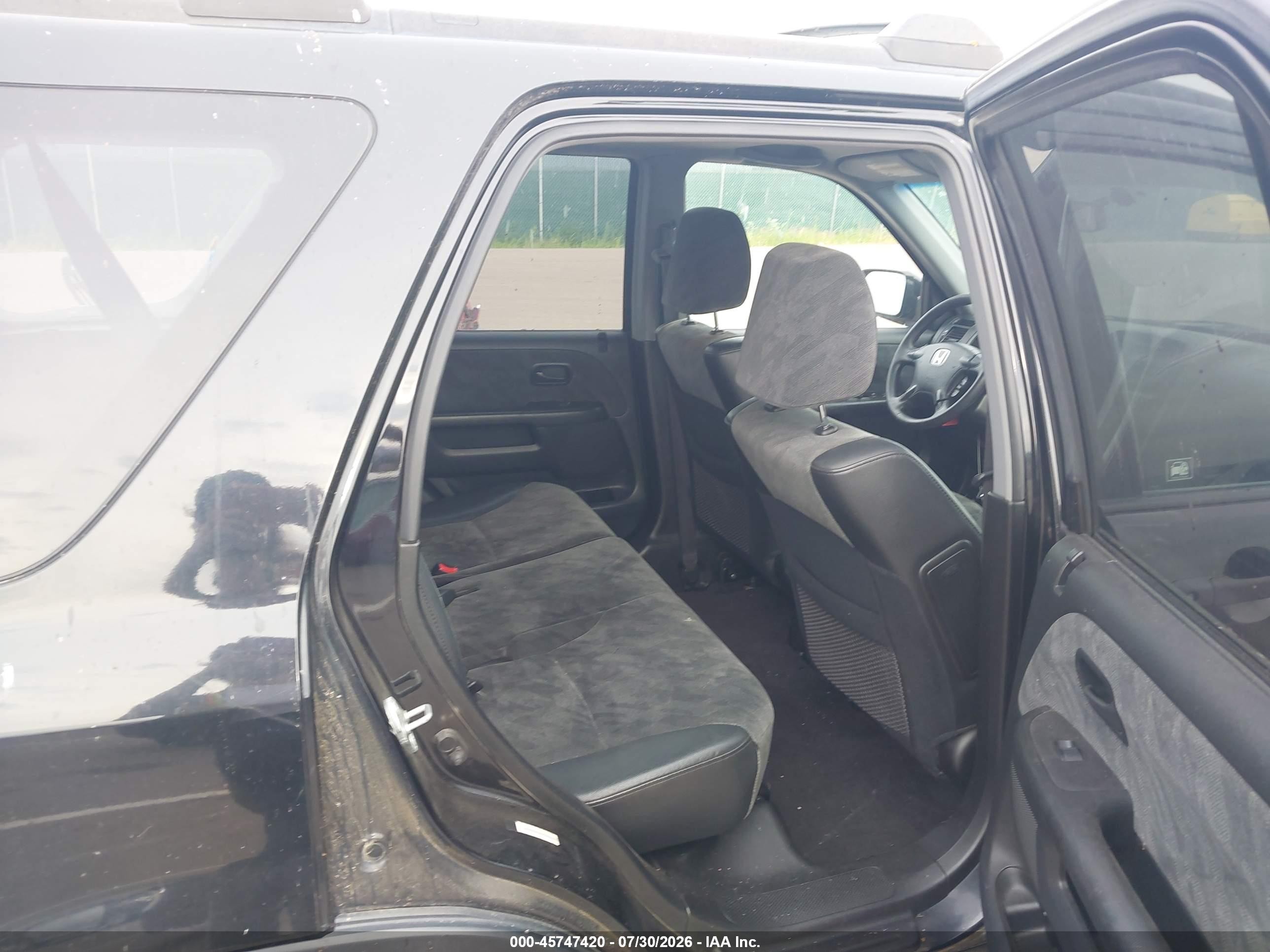 2002 Honda Cr-v Ex Black vin: JHLRD78802C084520