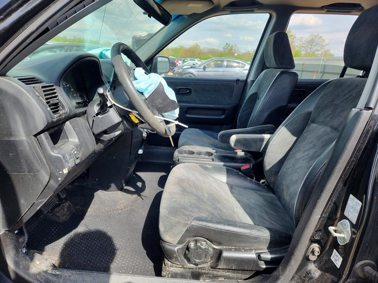 2002 Honda Cr-v Ex Black vin: JHLRD78802C090396