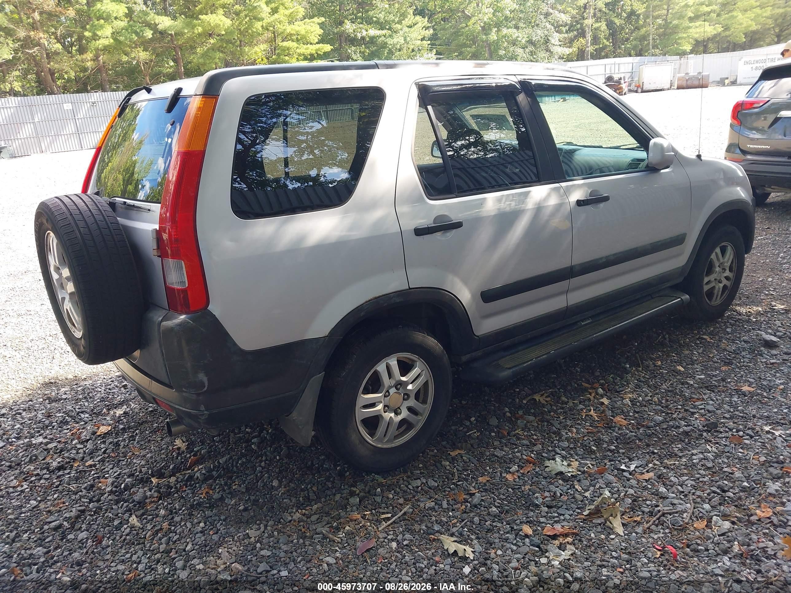 2002 Honda Cr-v Ex Серебряный vin: JHLRD78802C818637