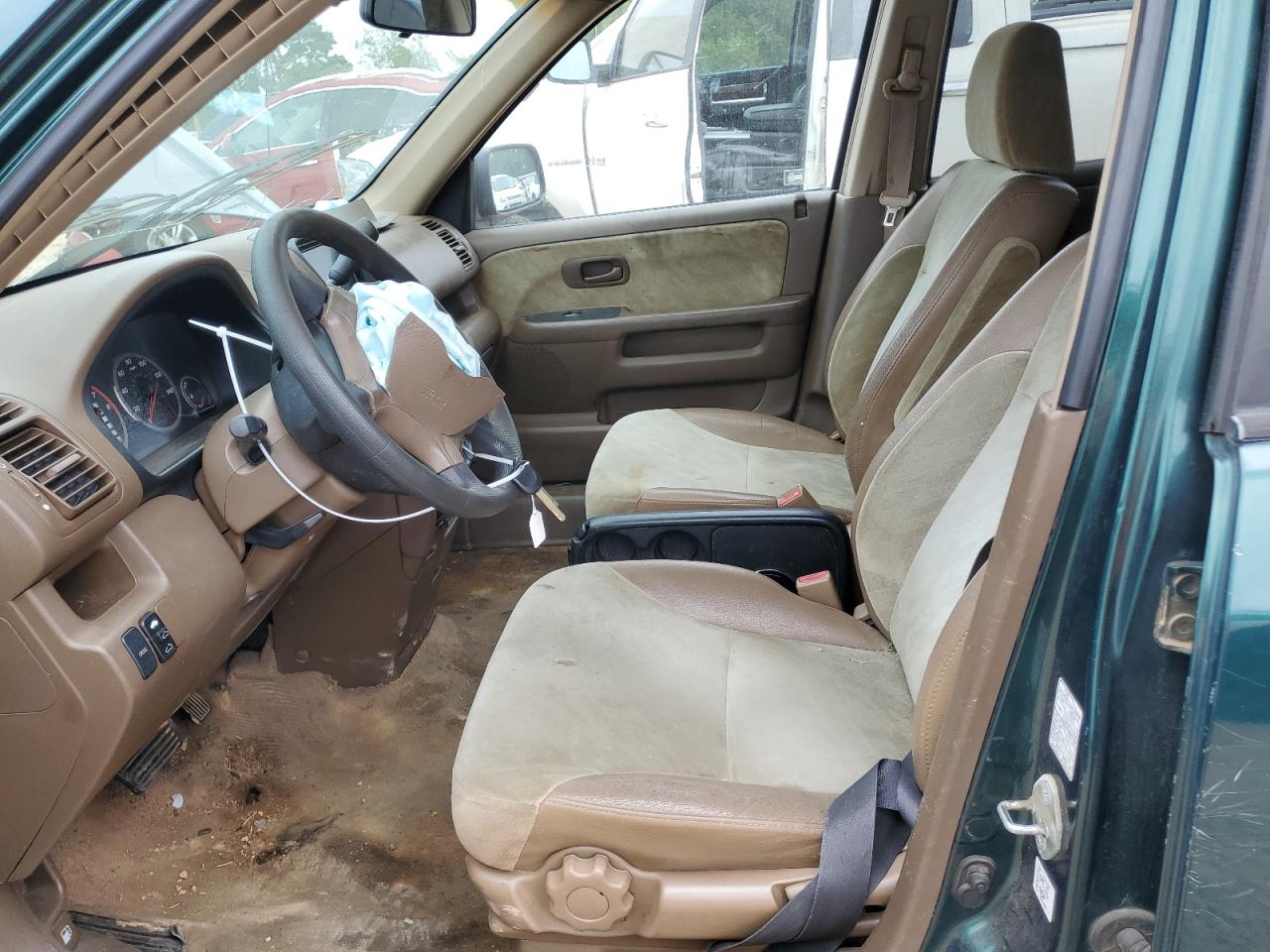 2003 Honda Cr-v Ex Green vin: JHLRD78803C025503