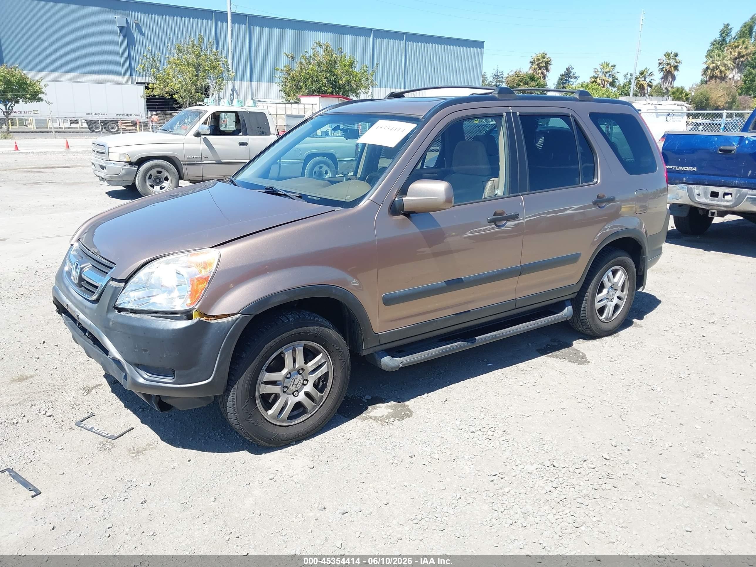 2003 Honda Cr-v Ex Золотой vin: JHLRD78803C037408