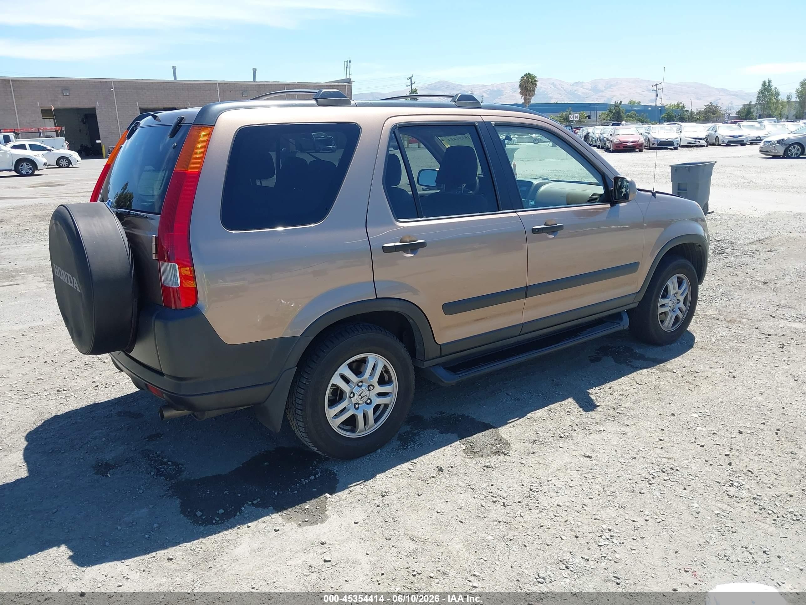2003 Honda Cr-v Ex Золотой vin: JHLRD78803C037408