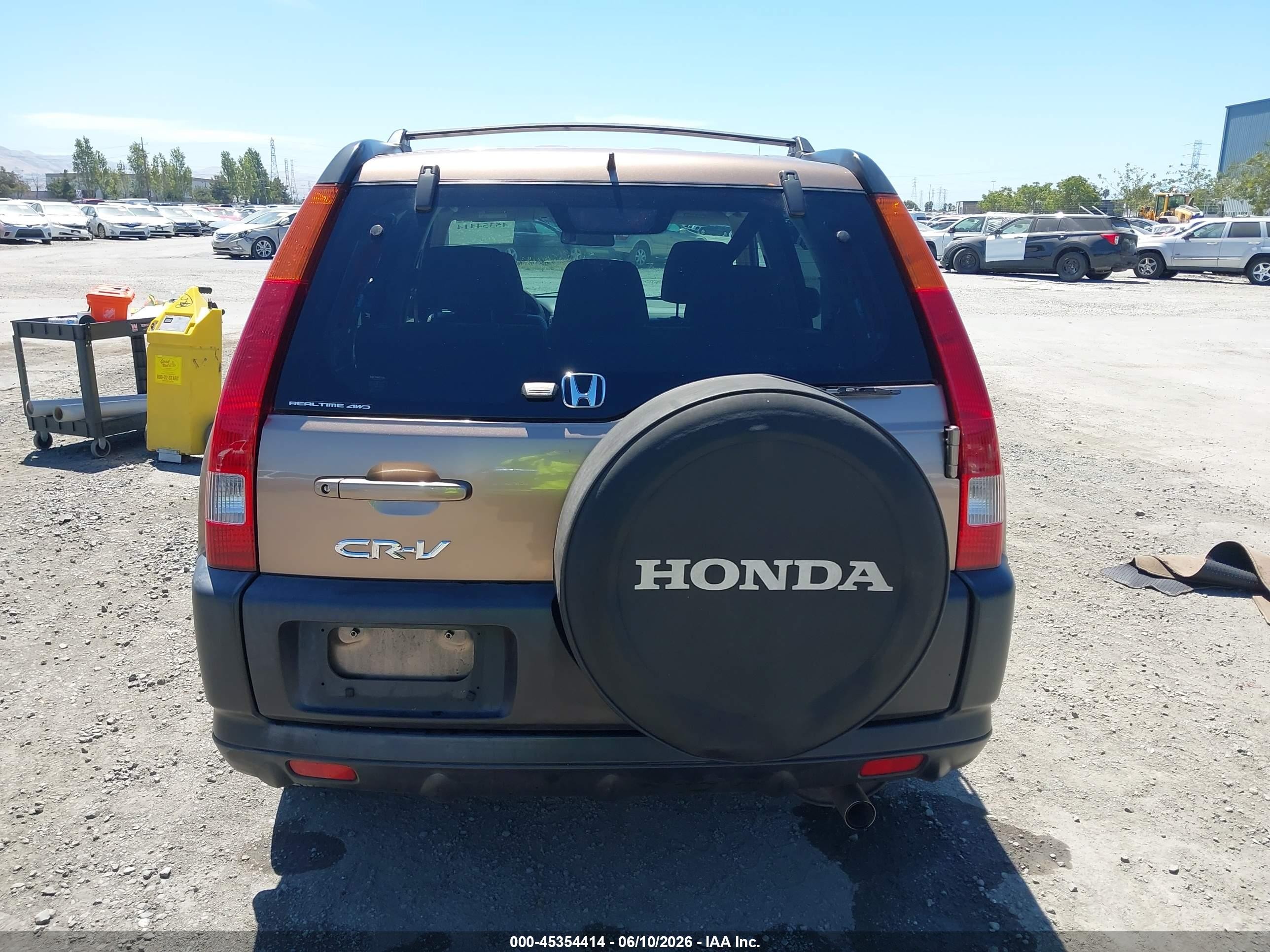 2003 Honda Cr-v Ex Золотой vin: JHLRD78803C037408