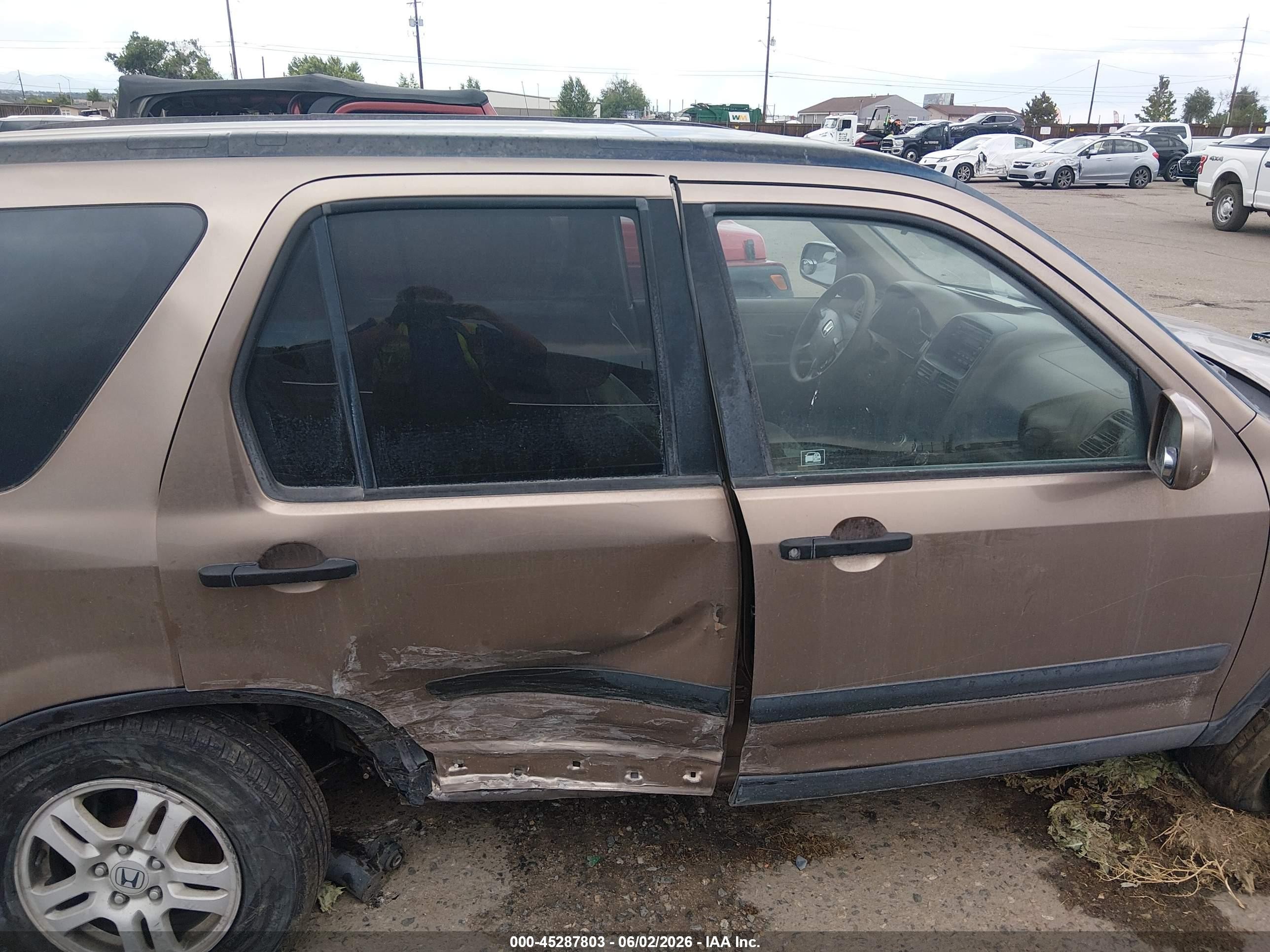 2004 Honda Cr-v Ex Tan vin: JHLRD78804C001509