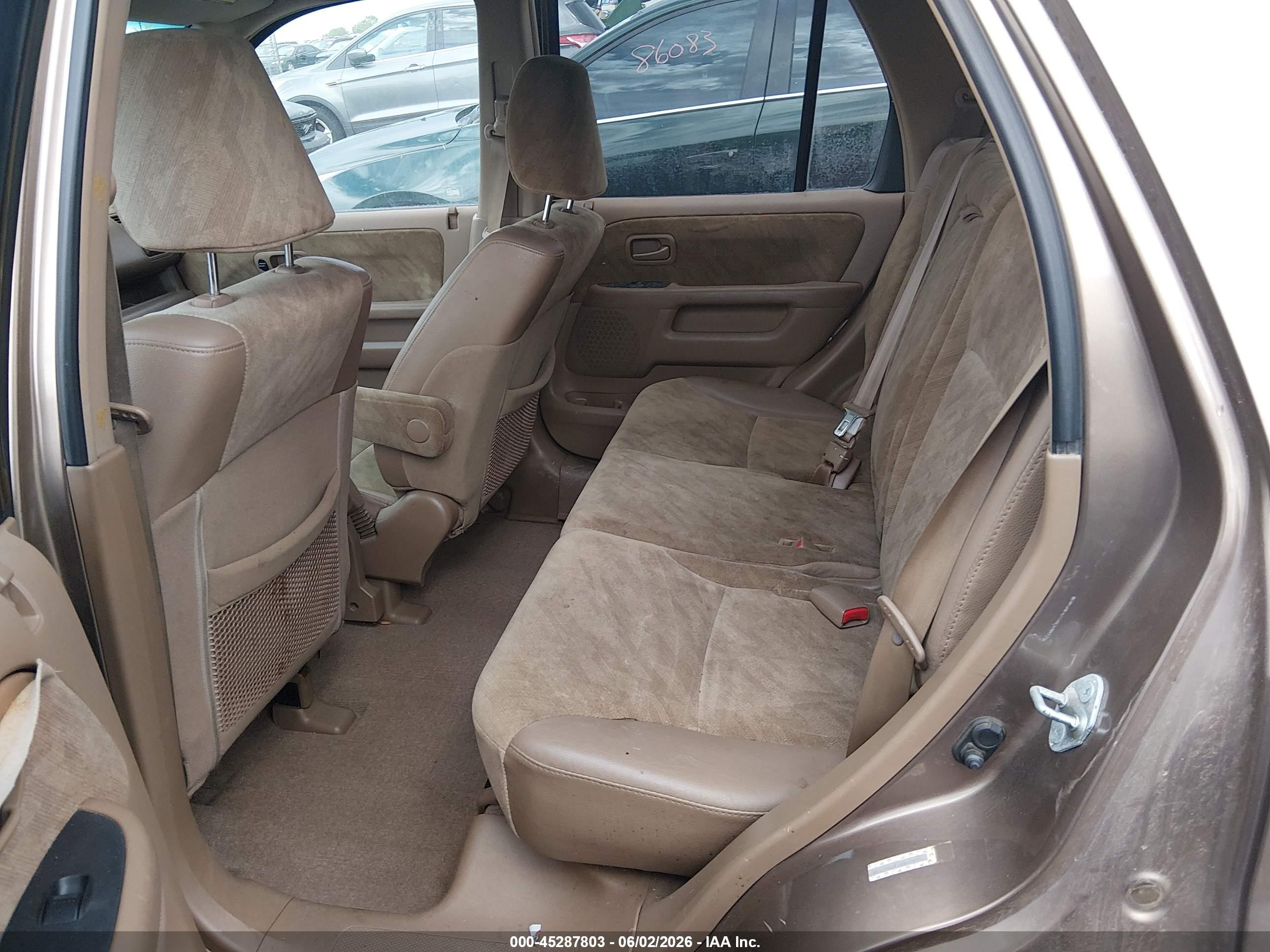 2004 Honda Cr-v Ex Tan vin: JHLRD78804C001509