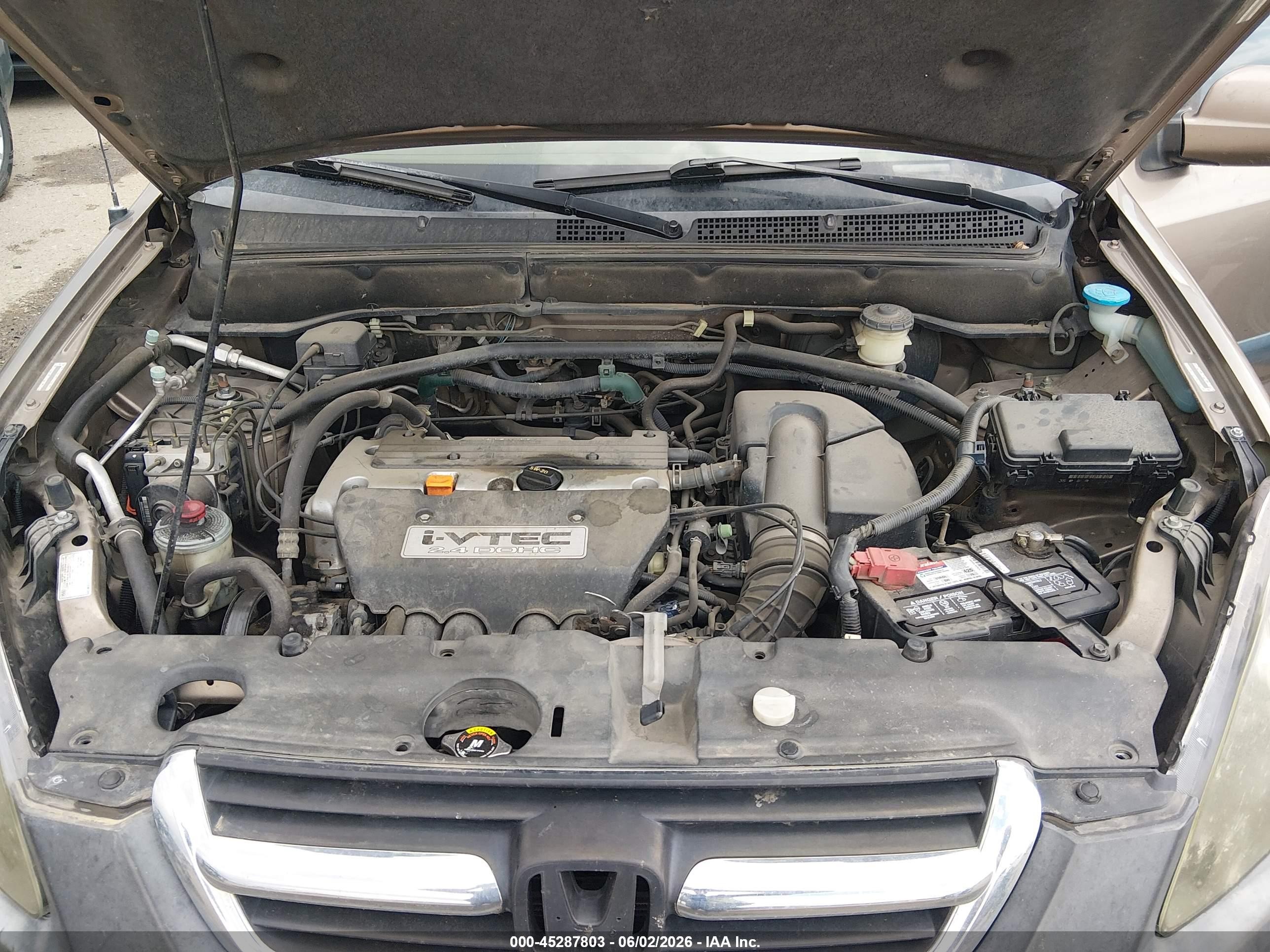 2004 Honda Cr-v Ex Tan vin: JHLRD78804C001509