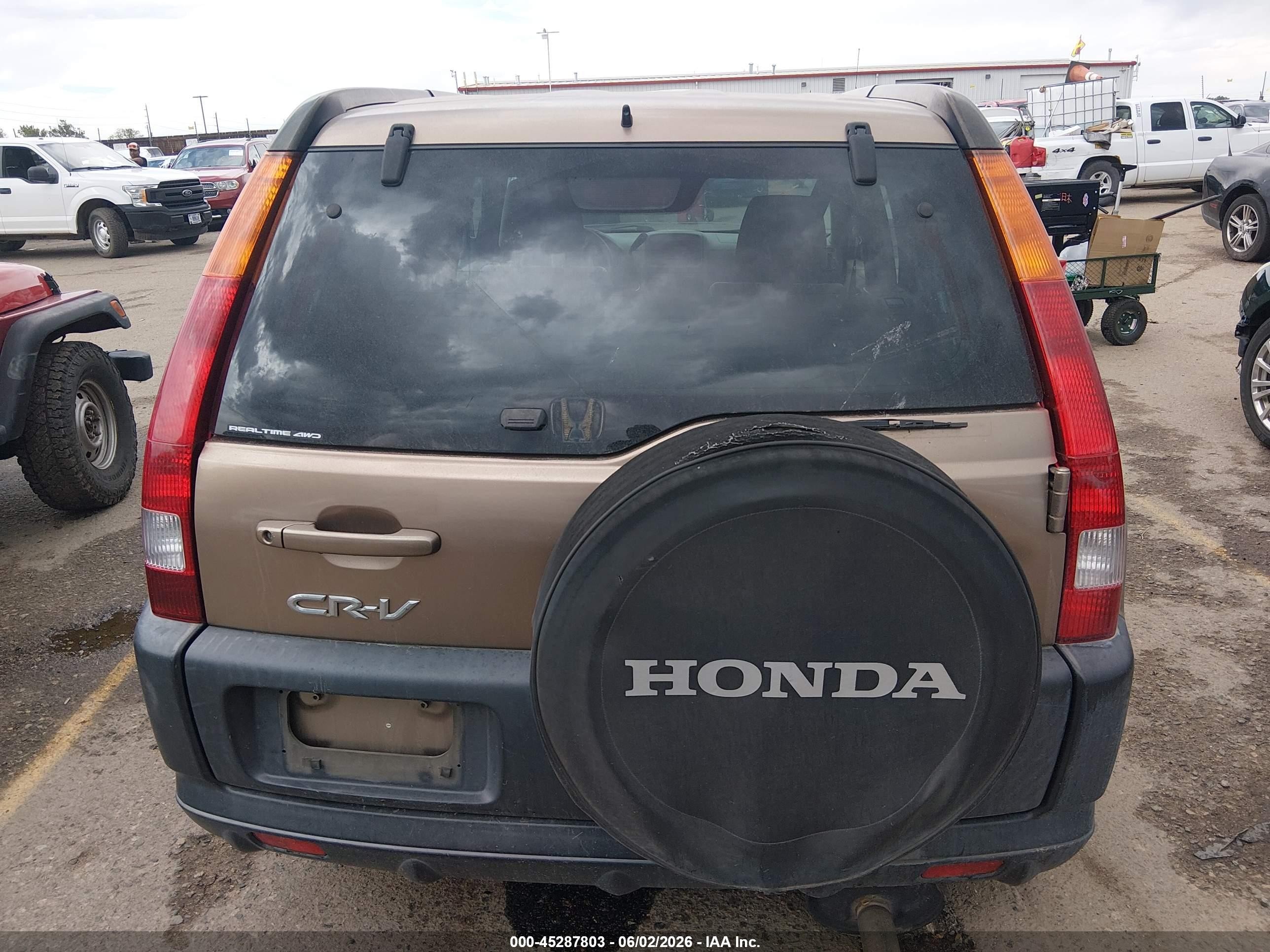 2004 Honda Cr-v Ex Tan vin: JHLRD78804C001509