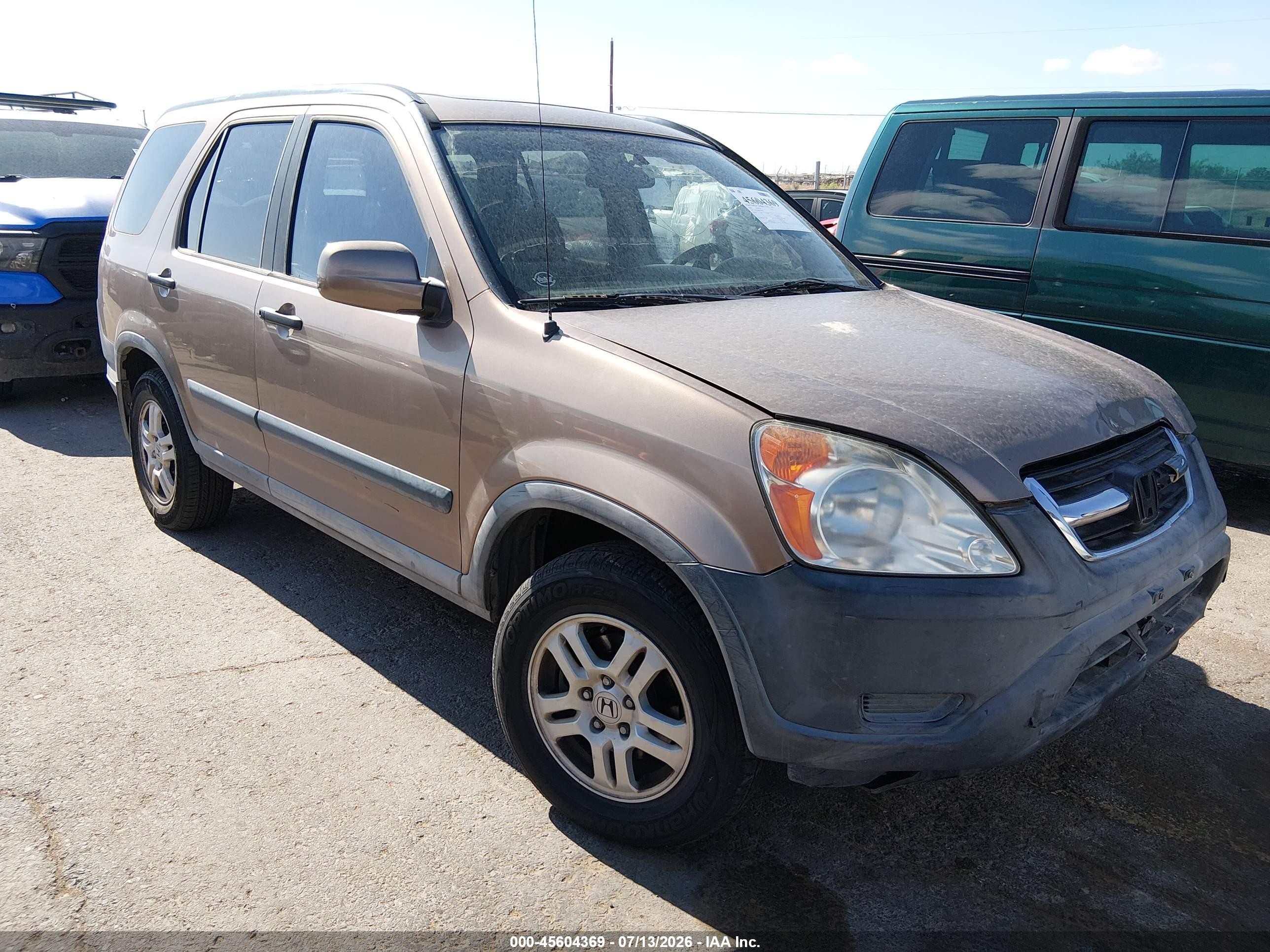 2004 Honda Cr-v Ex Gold vin: JHLRD78804C003454