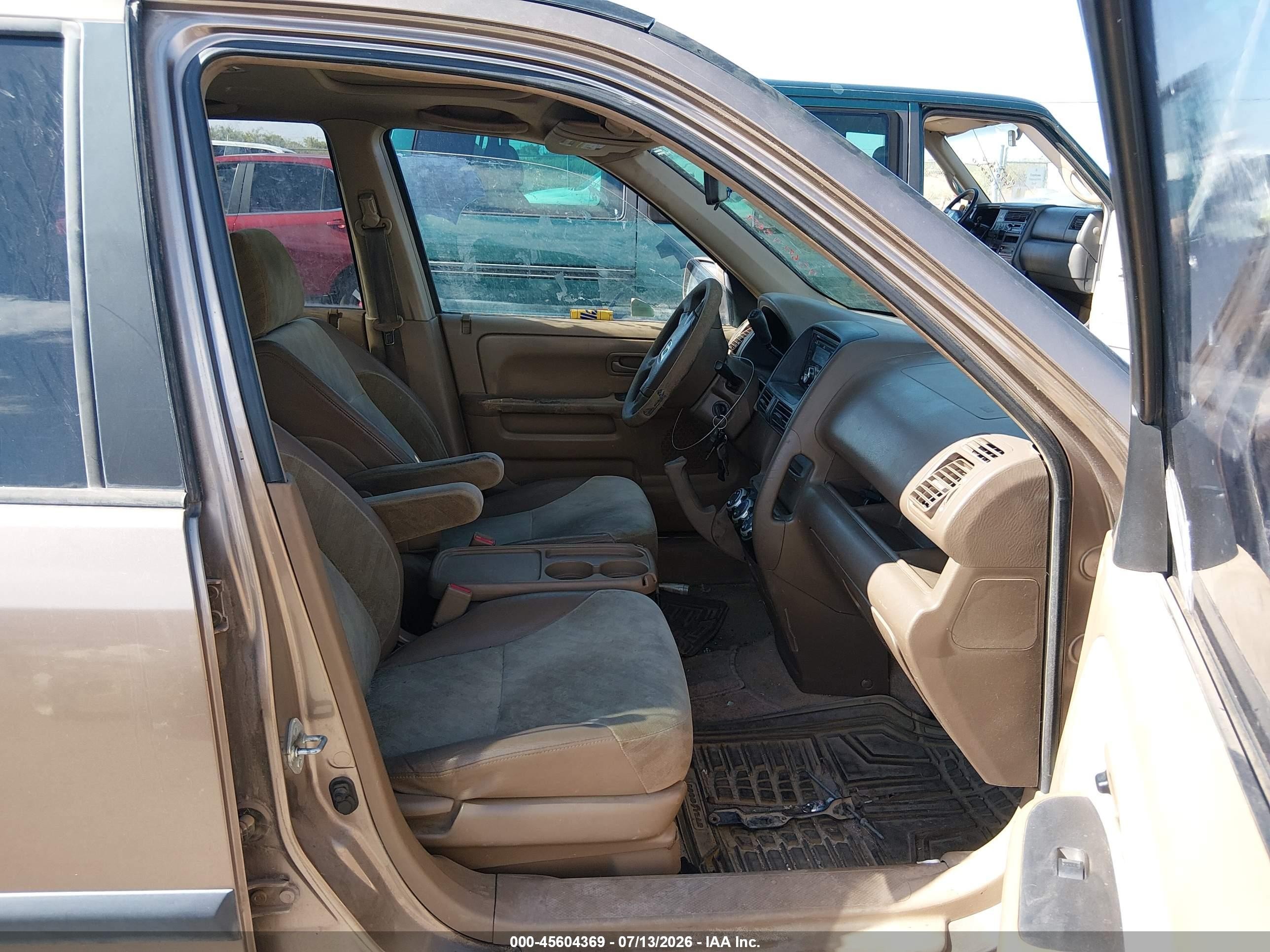2004 Honda Cr-v Ex Gold vin: JHLRD78804C003454