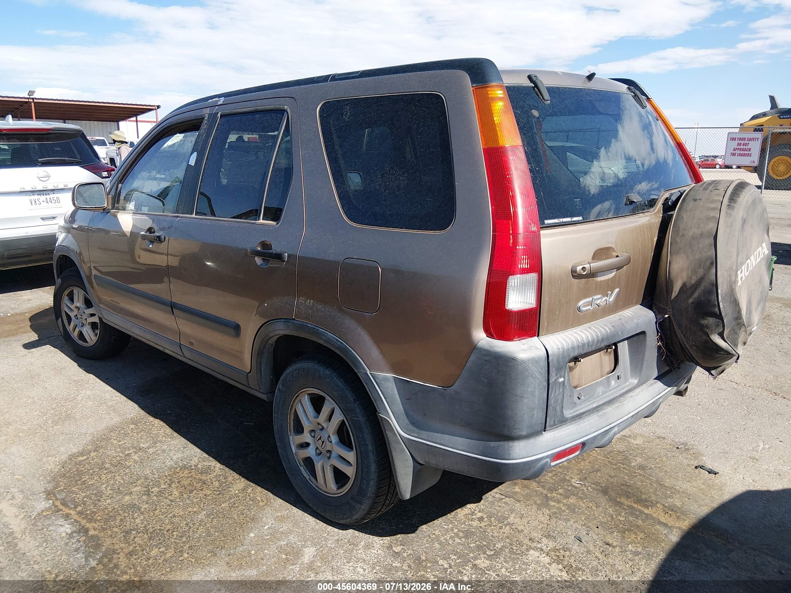 2004 Honda Cr-v Ex Gold vin: JHLRD78804C003454