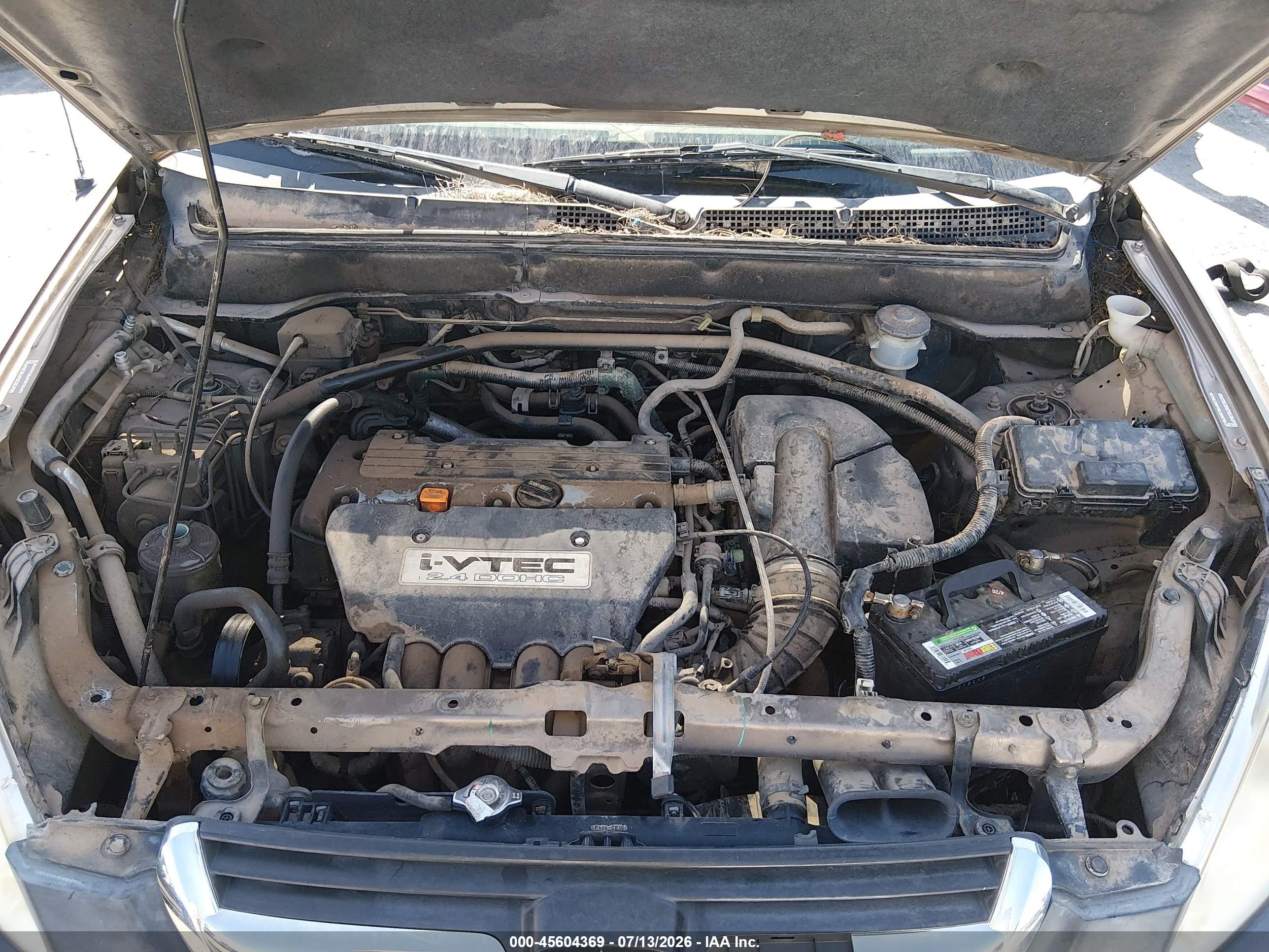 2004 Honda Cr-v Ex Gold vin: JHLRD78804C003454