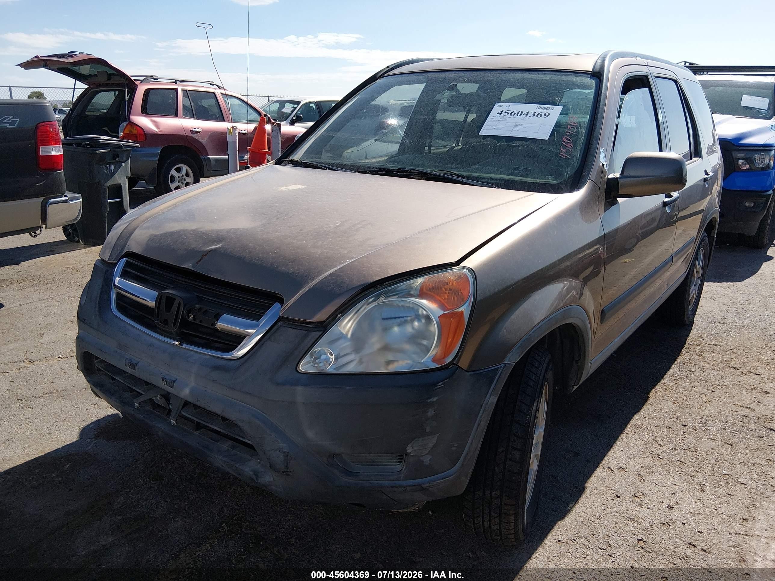 2004 Honda Cr-v Ex Gold vin: JHLRD78804C003454