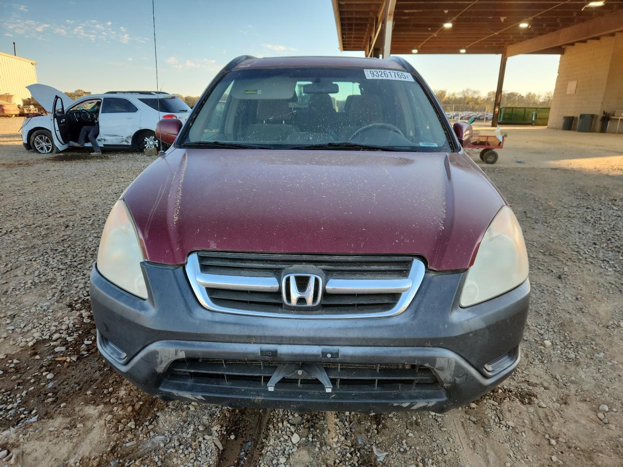 2004 Honda Cr-v Ex Burgundy vin: JHLRD78804C010923