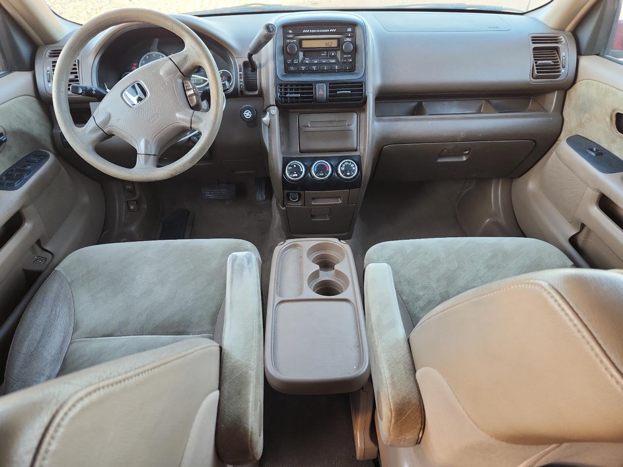 2004 Honda Cr-v Ex Burgundy vin: JHLRD78804C010923