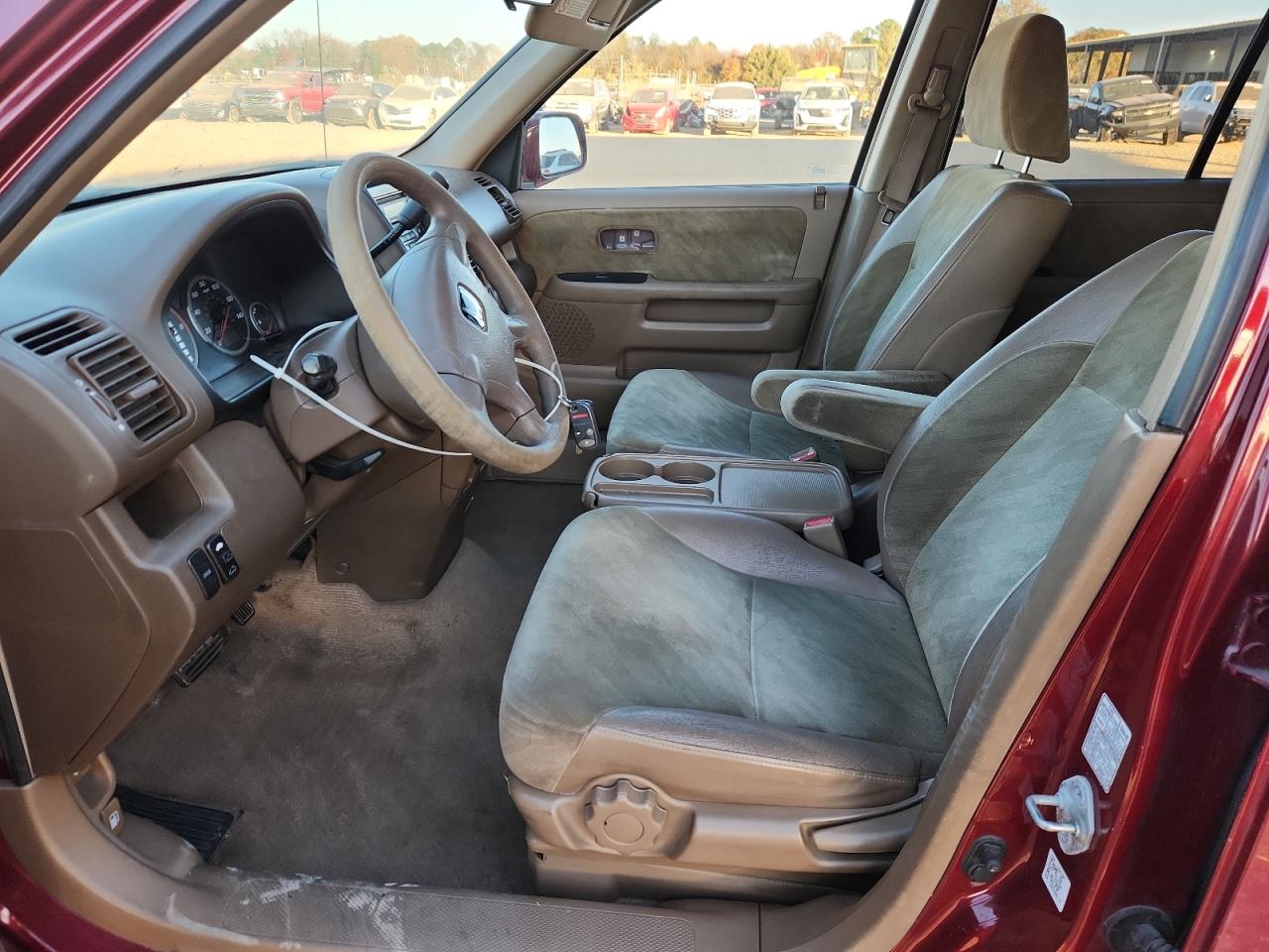 2004 Honda Cr-v Ex Burgundy vin: JHLRD78804C010923