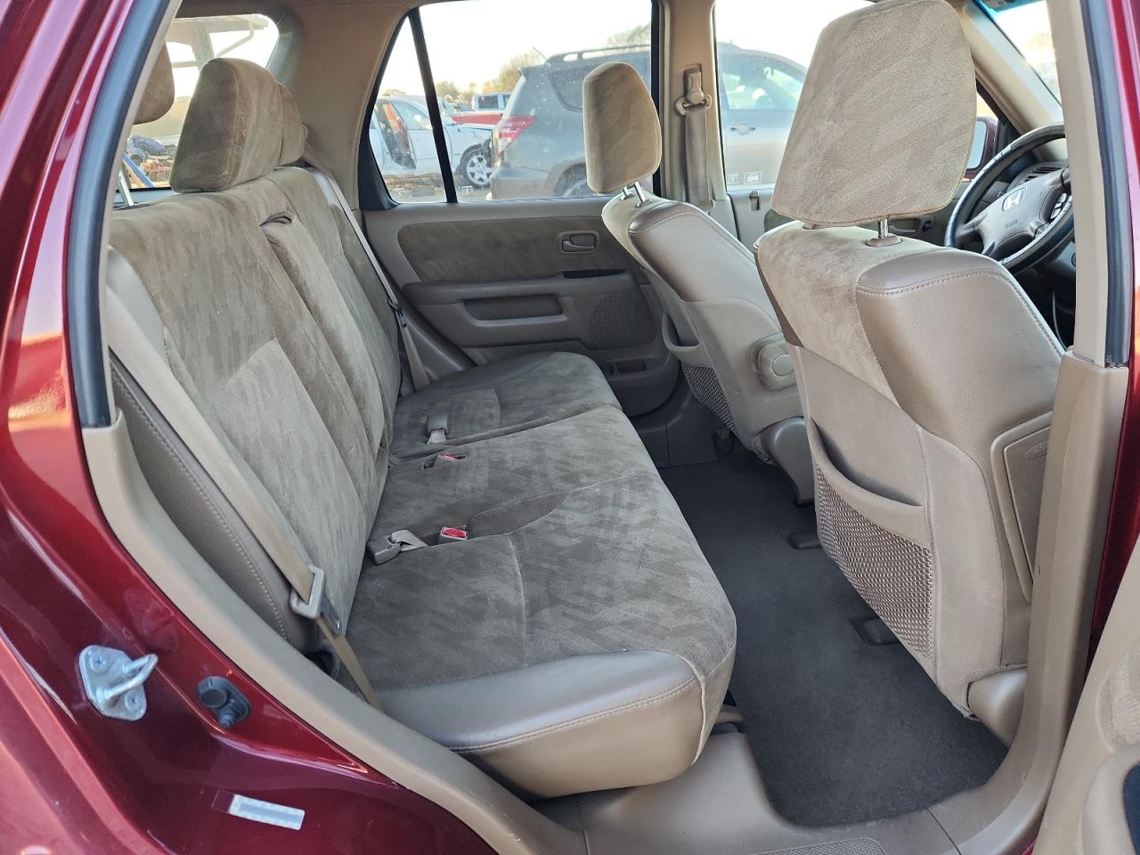 2004 Honda Cr-v Ex Burgundy vin: JHLRD78804C010923