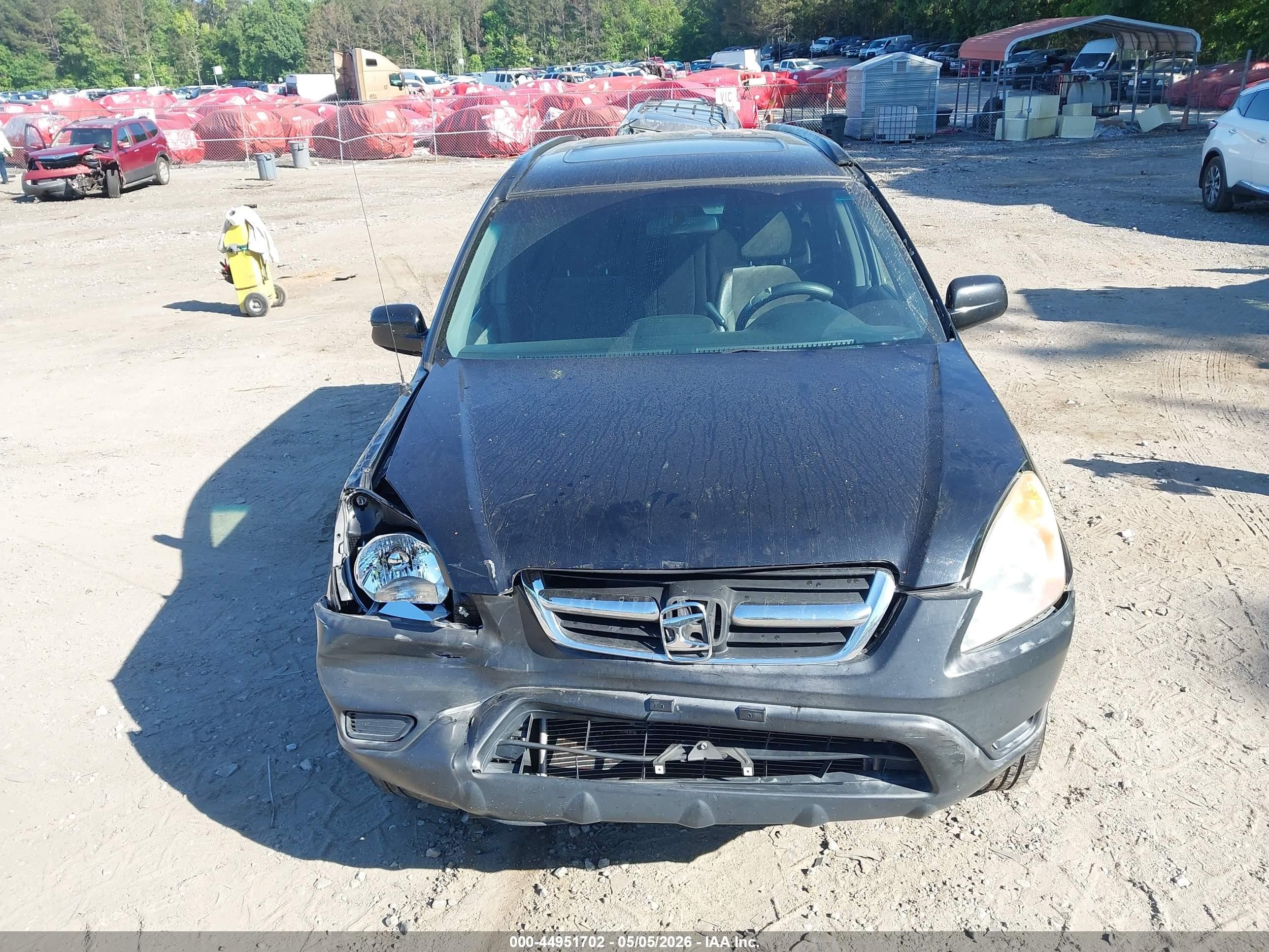 2004 Honda Cr-v Ex Черный vin: JHLRD78804C024658
