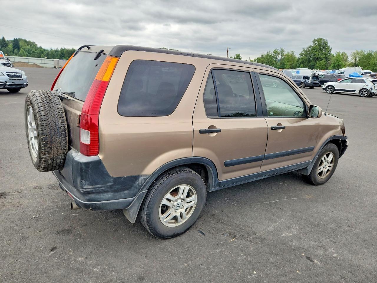 2004 Honda Cr-v Ex Brown vin: JHLRD78804C052623
