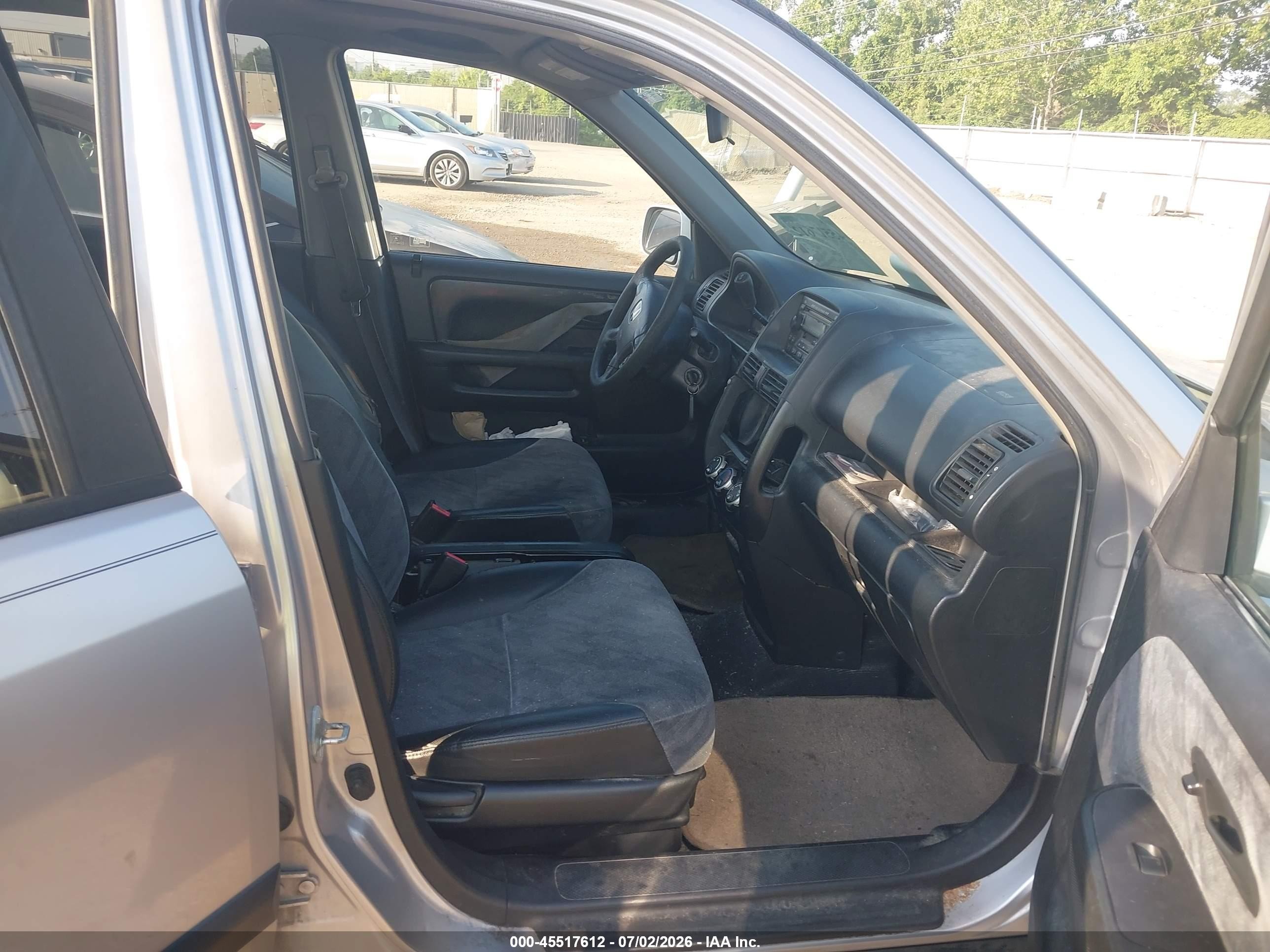 2004 Honda Cr-v Ex Gray vin: JHLRD78804C056462