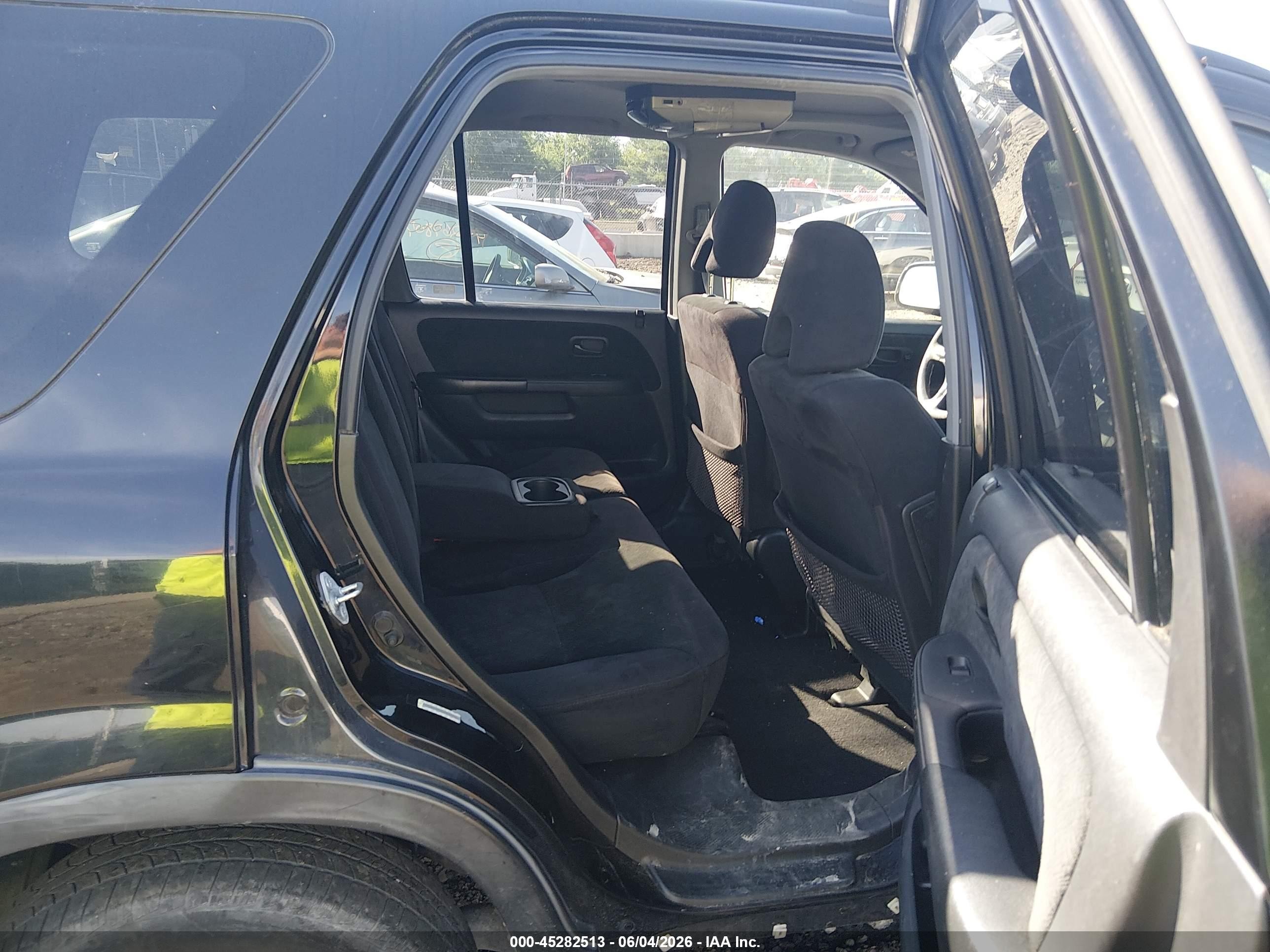 2005 Honda Cr-v Ex Black vin: JHLRD78805C000491