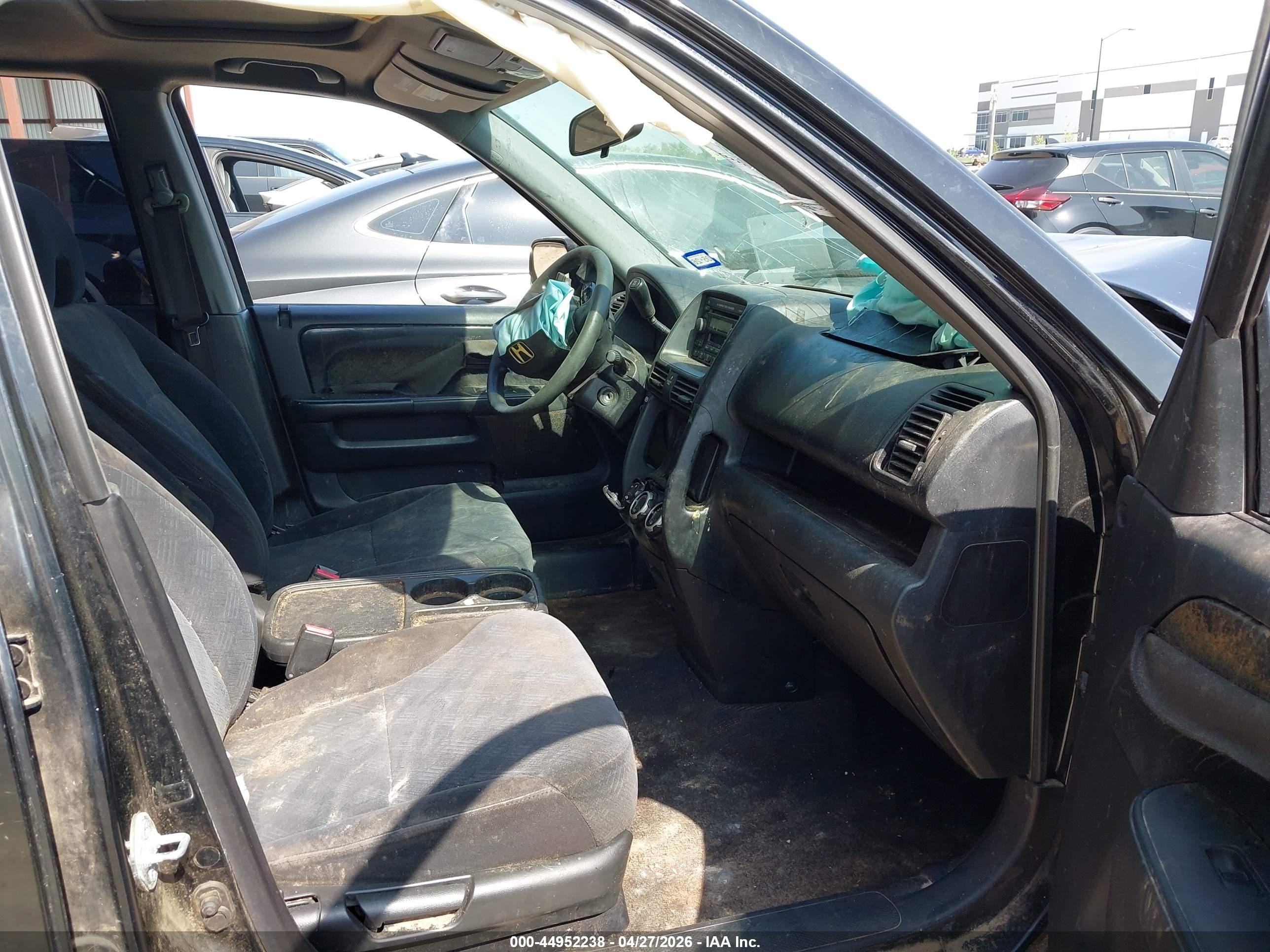 2005 Honda Cr-v Ex Black vin: JHLRD78805C058620