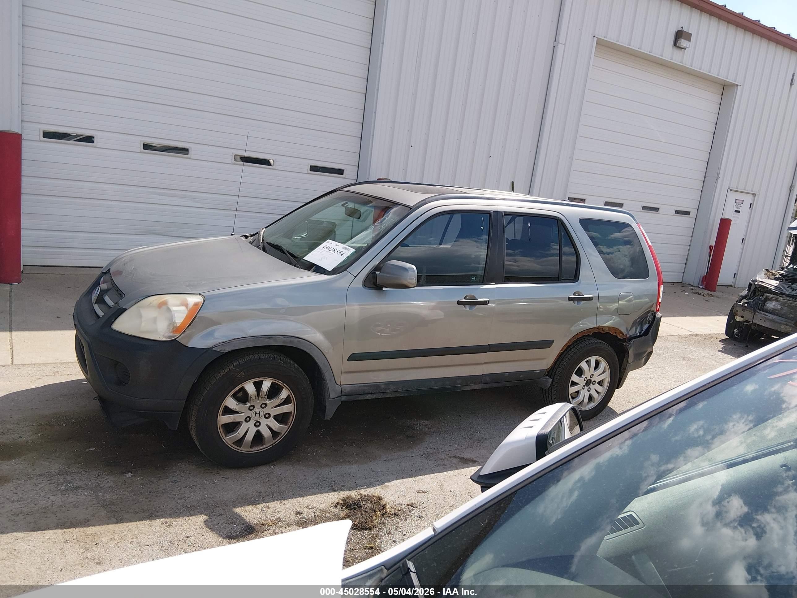 2006 Honda Cr-v Ex Серебряный vin: JHLRD78806C008107
