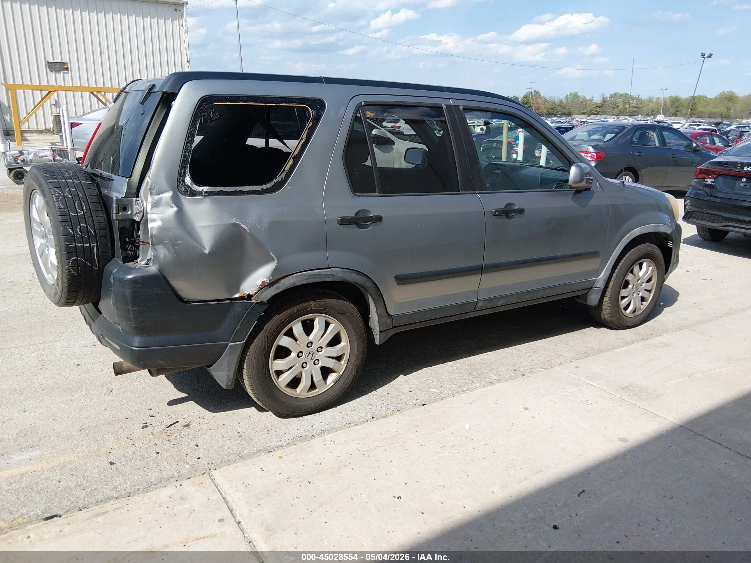 2006 Honda Cr-v Ex Серебряный vin: JHLRD78806C008107