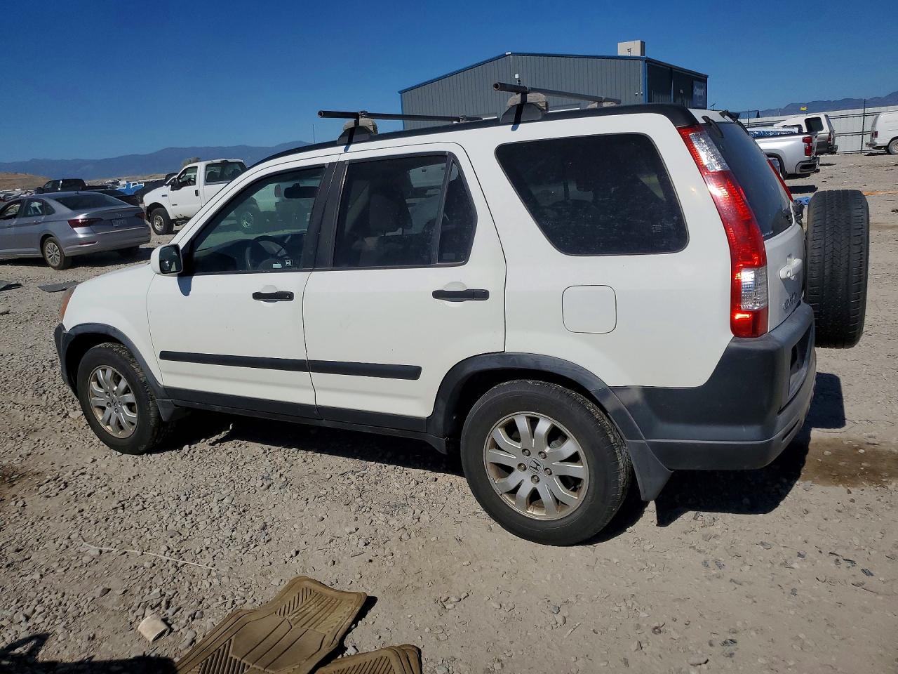 2006 Honda Cr-v Ex White vin: JHLRD78806C016417