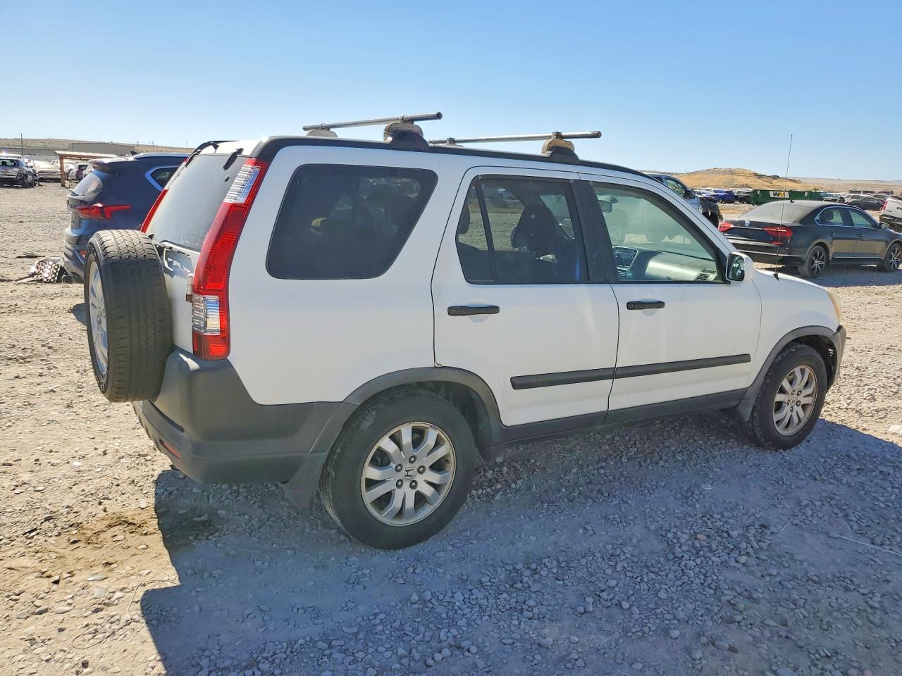 2006 Honda Cr-v Ex White vin: JHLRD78806C016417