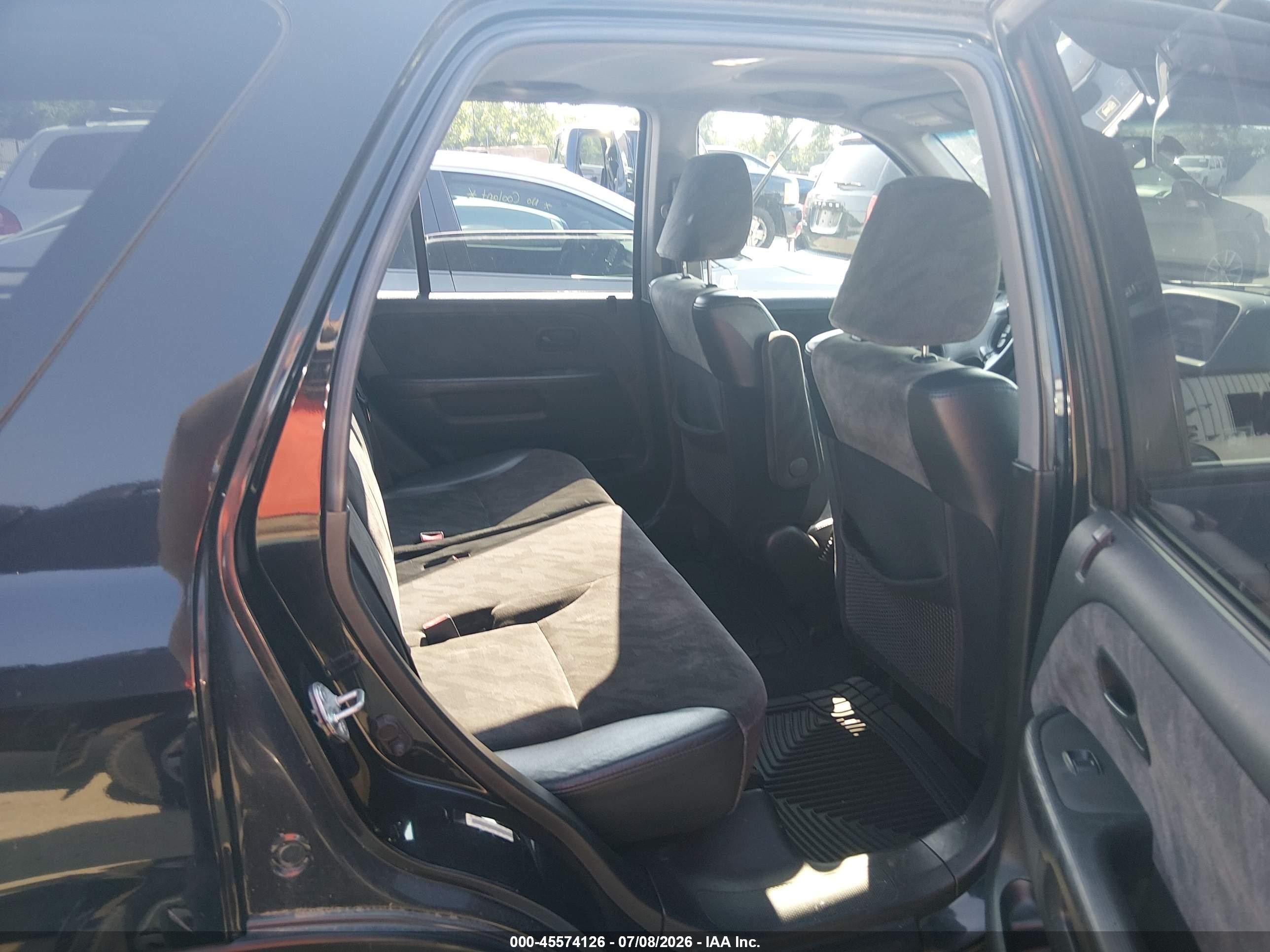 2002 Honda Cr-v Ex Black vin: JHLRD78812C014329