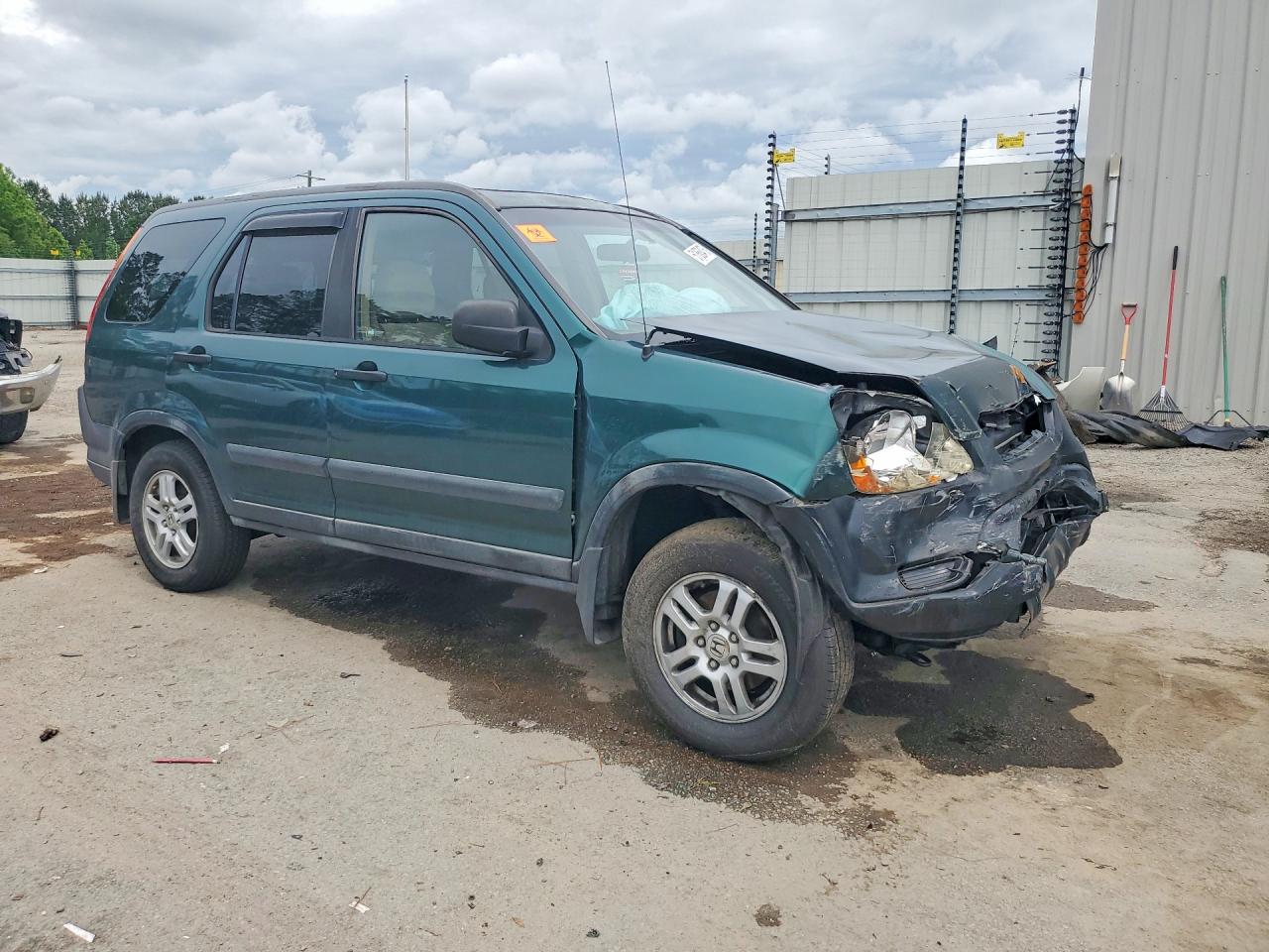 2002 Honda Cr-v Ex Green vin: JHLRD78812C017568