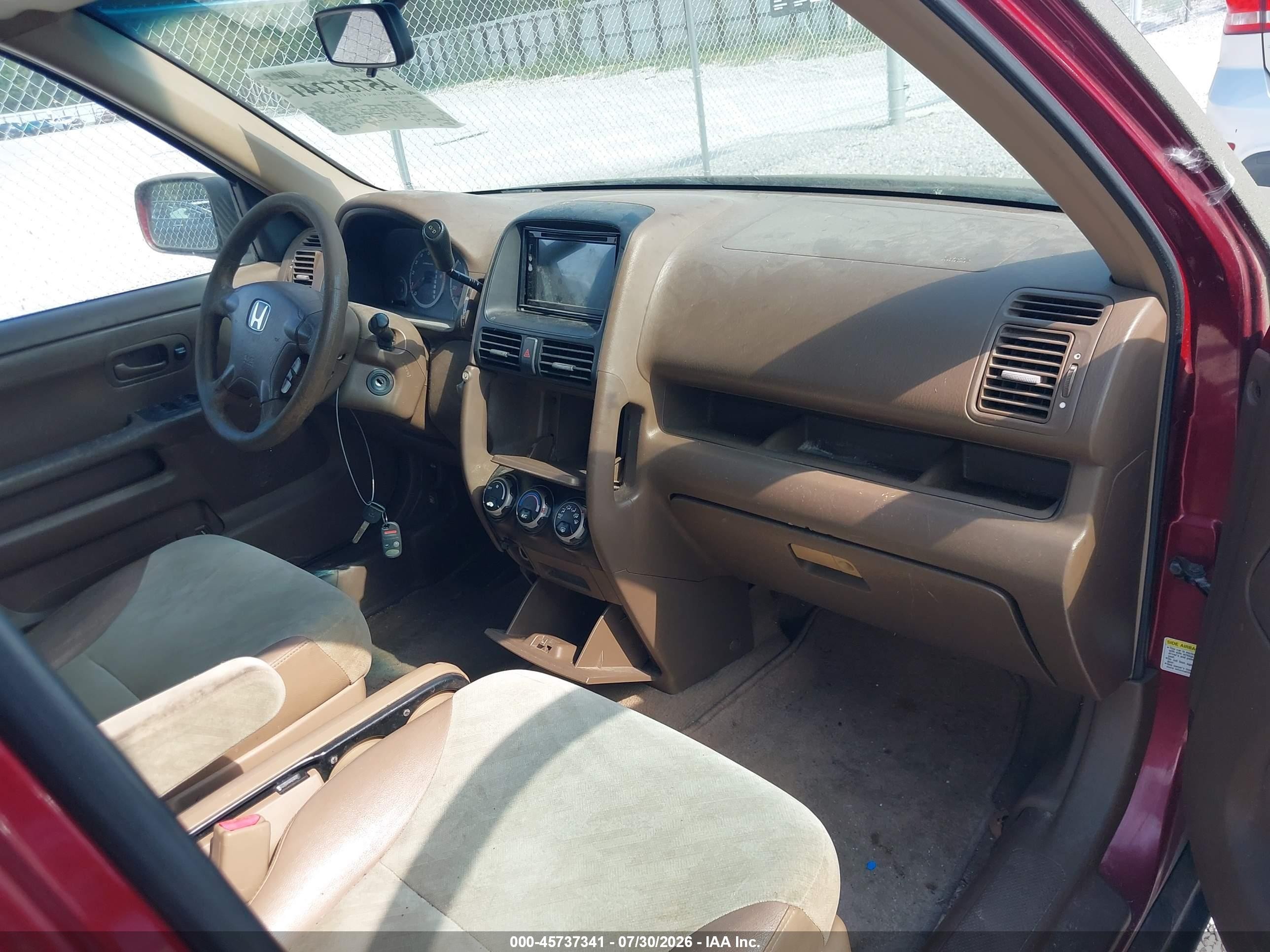 2002 Honda Cr-v Ex Green vin: JHLRD78812C060453