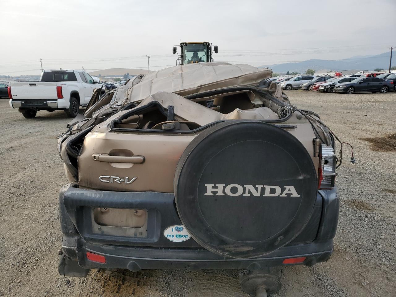 2003 Honda Cr-v Ex Gold vin: JHLRD78813C017779