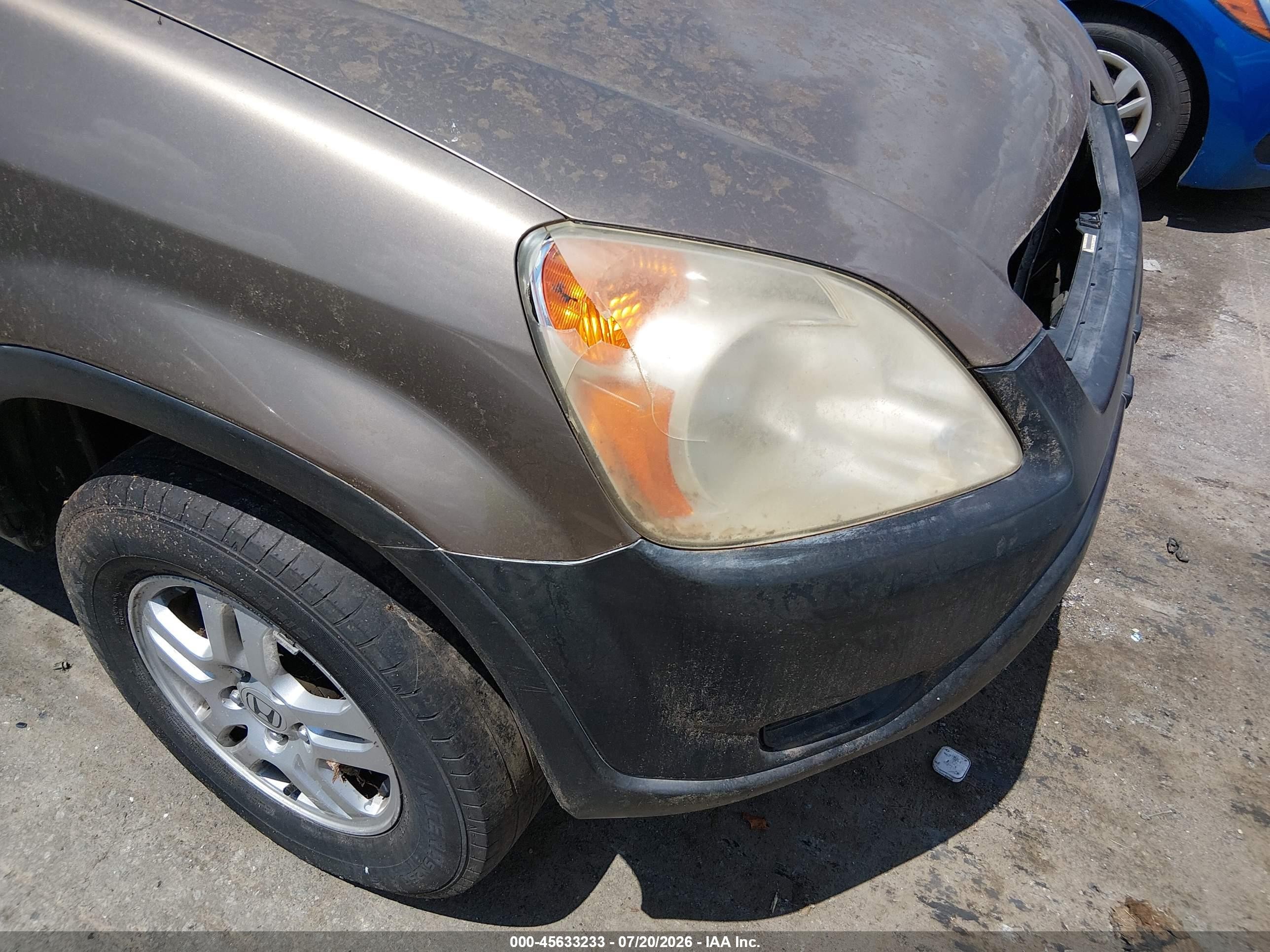 2004 Honda Cr-v Ex Золотой vin: JHLRD78814C007772