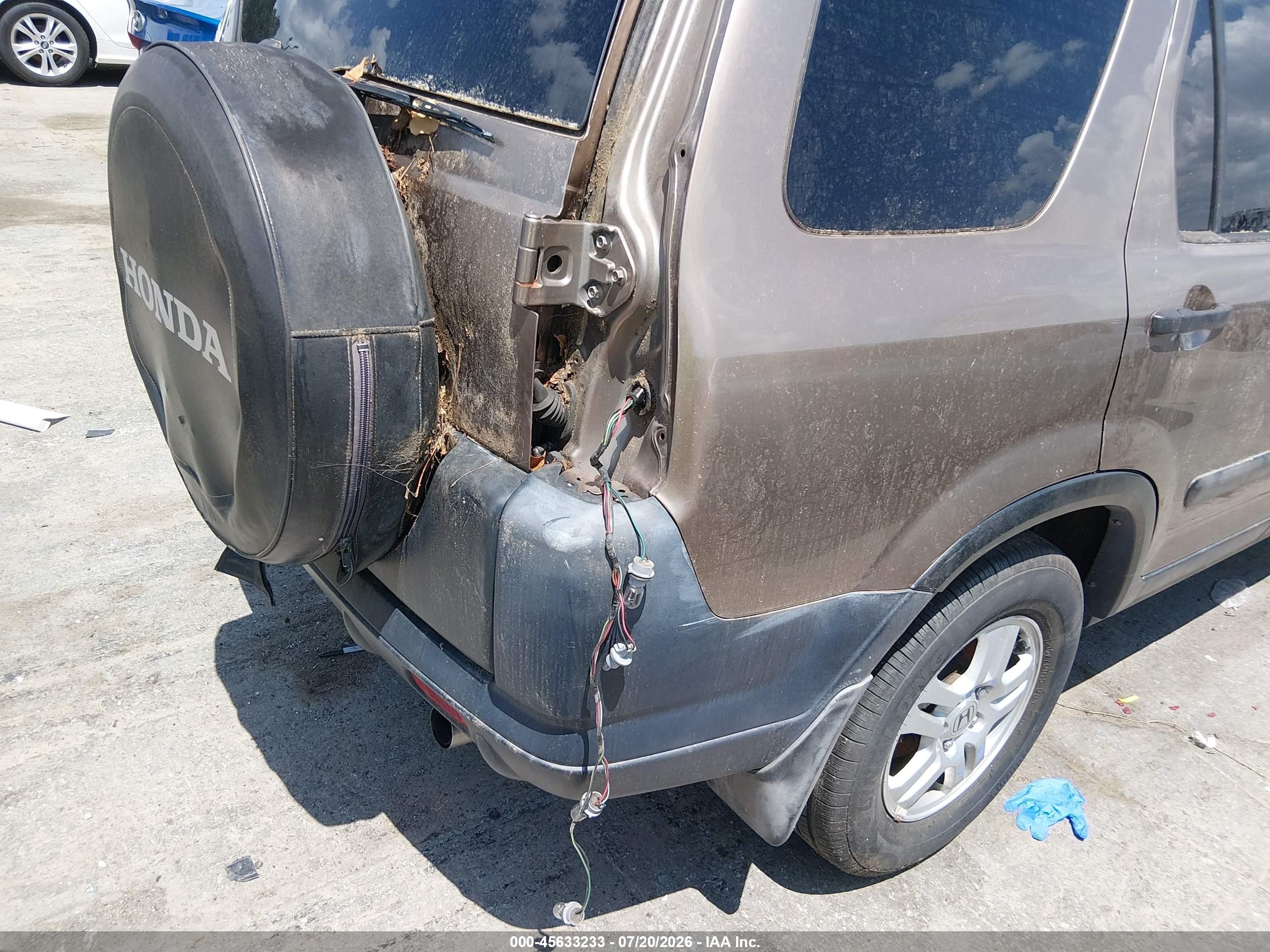 2004 Honda Cr-v Ex Золотой vin: JHLRD78814C007772