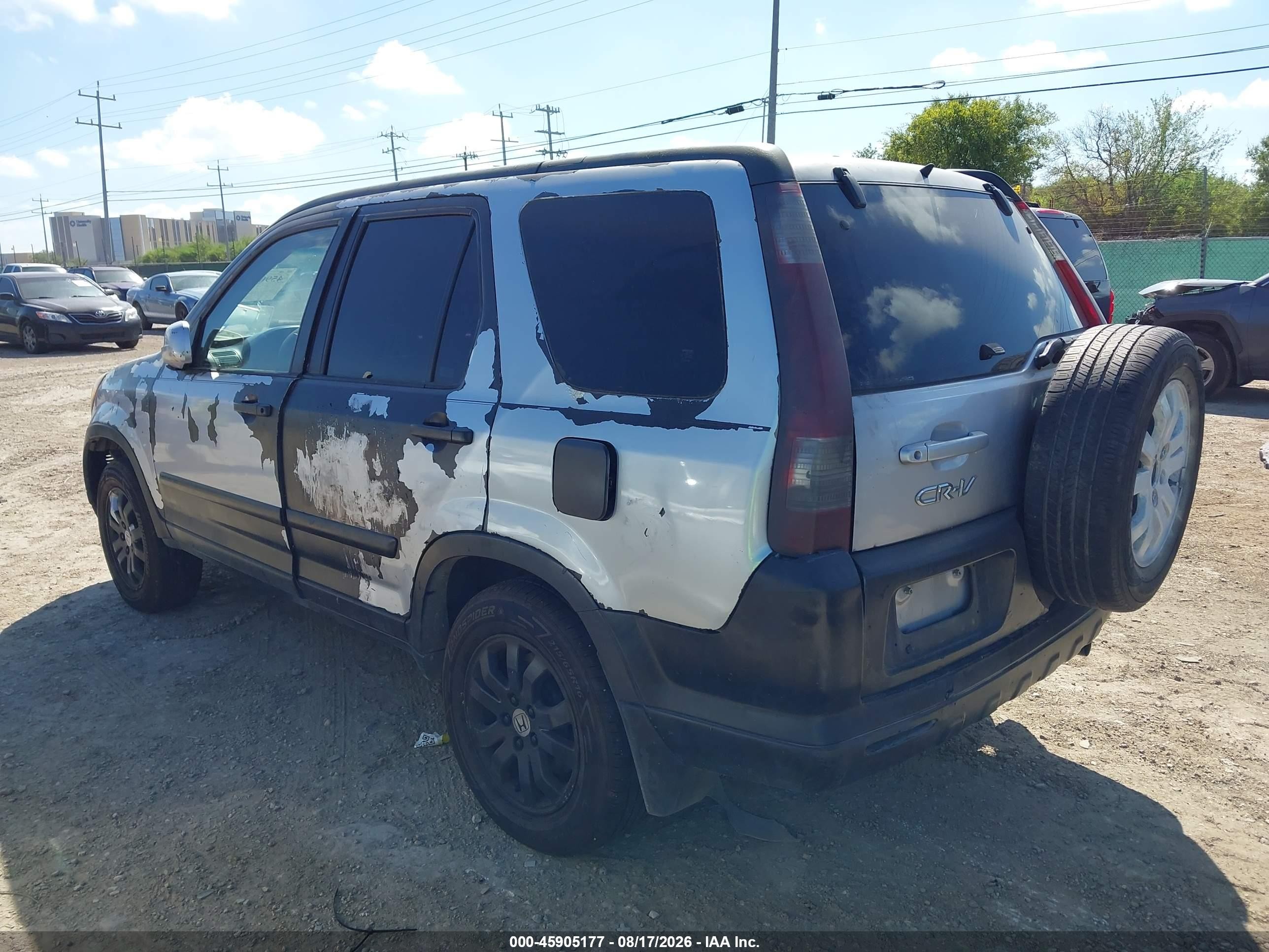 2005 Honda Cr-v Ex Silver vin: JHLRD78815C006560