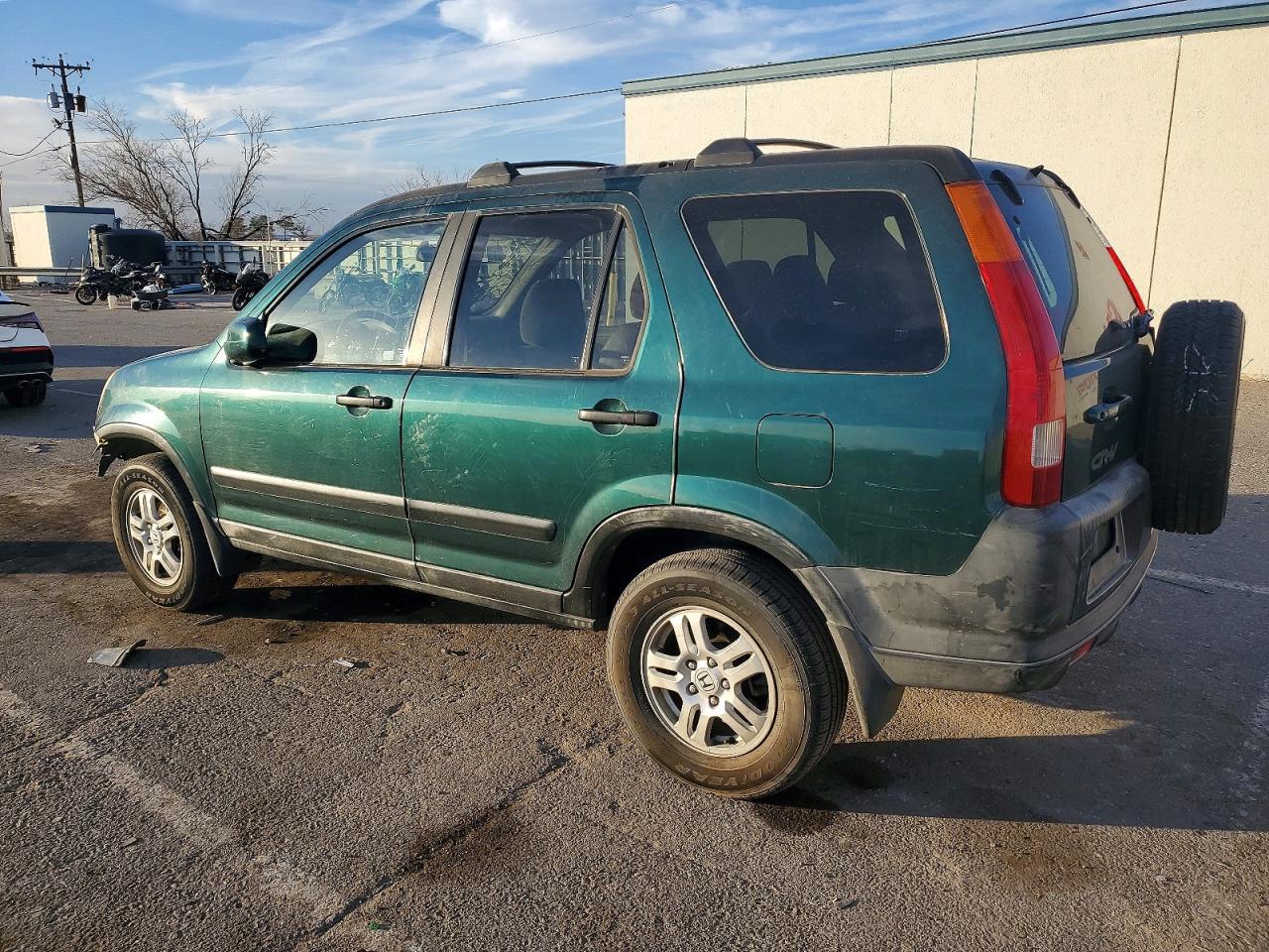 2002 Honda Cr-v Ex Green vin: JHLRD78822C053379