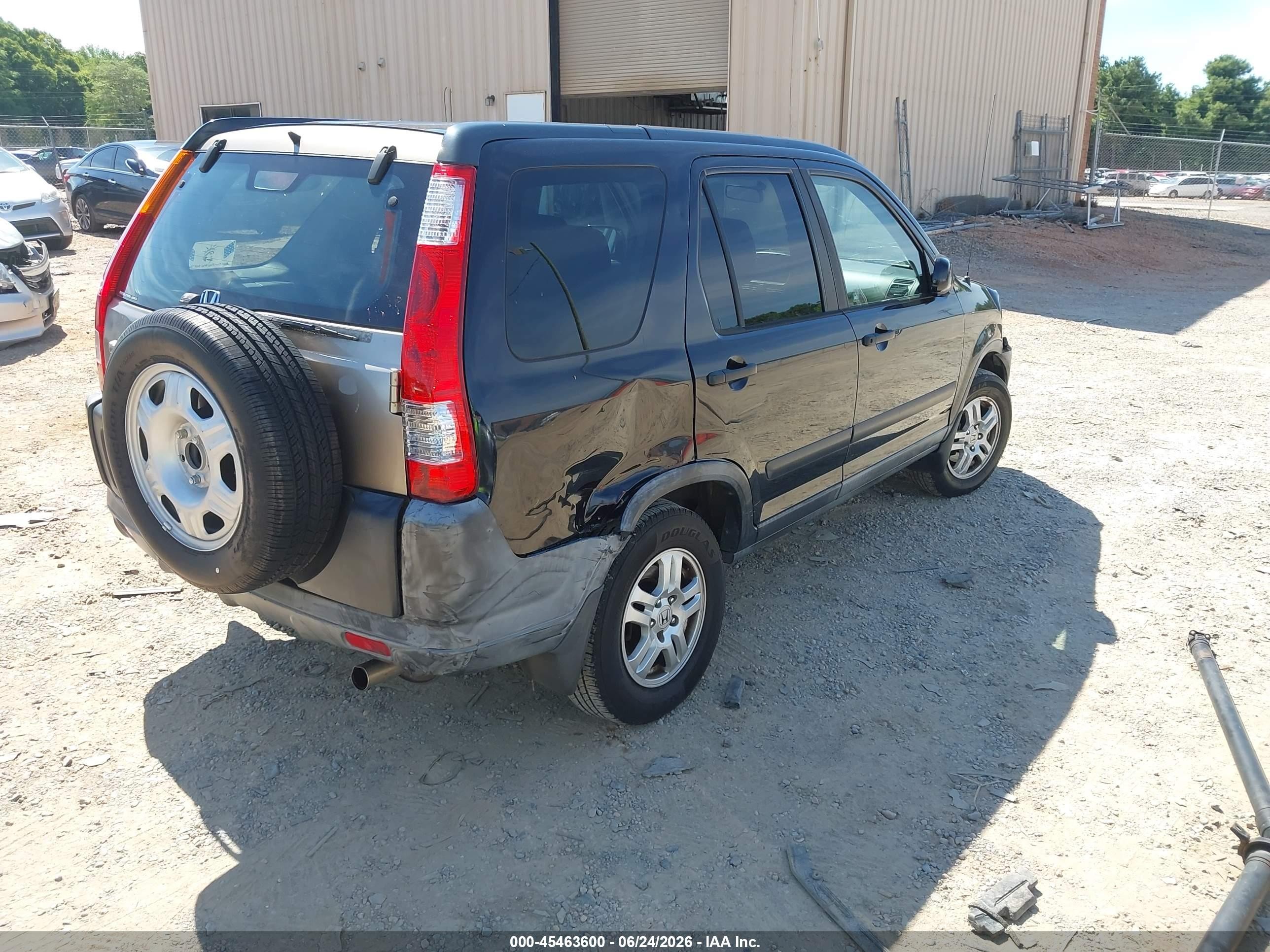 2002 Honda Cr-v Ex Black vin: JHLRD78822C070862