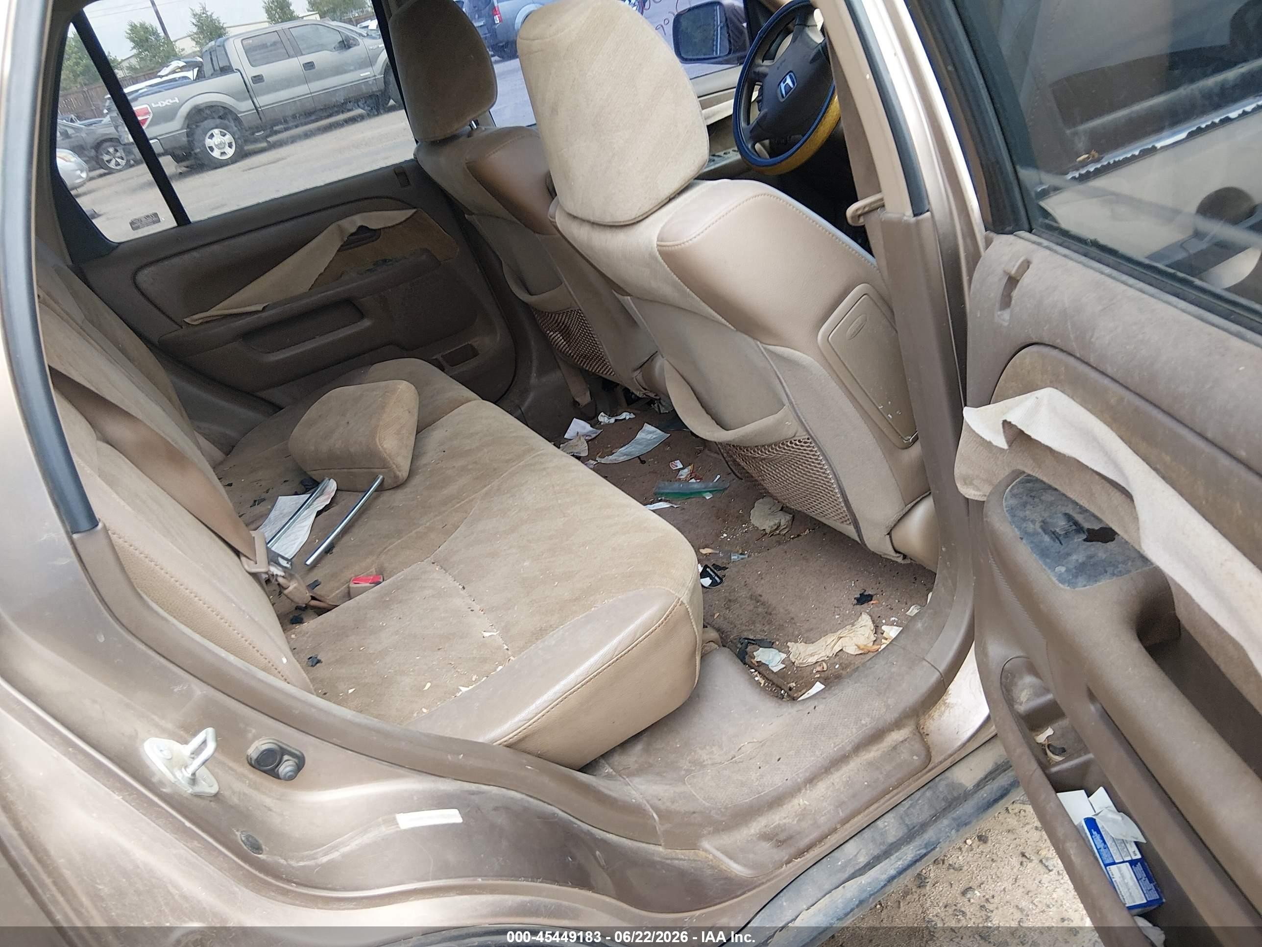 2003 Honda Cr-v Ex Brown vin: JHLRD78823C015748