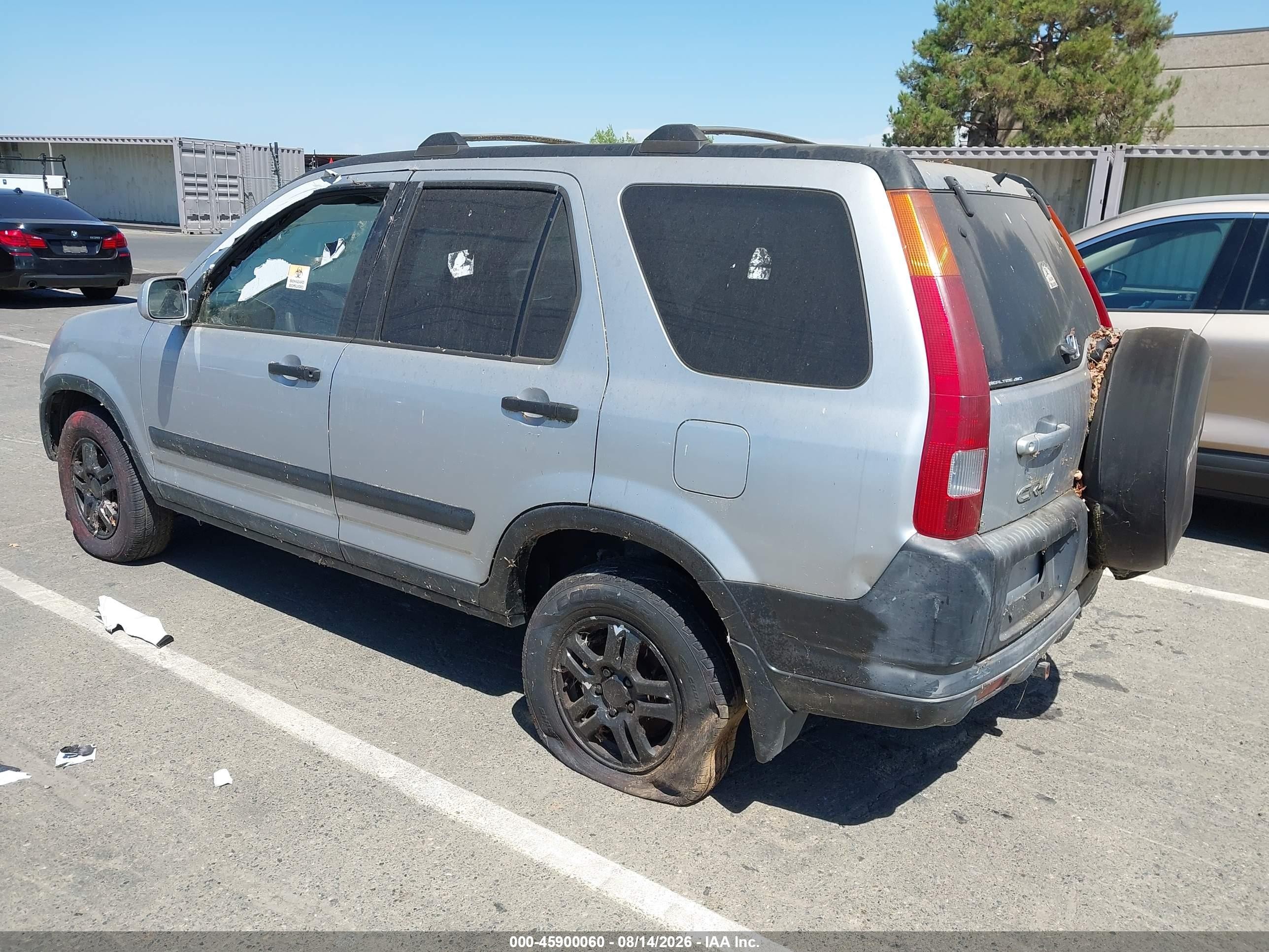 2003 Honda Cr-v Ex Silver vin: JHLRD78823C802084