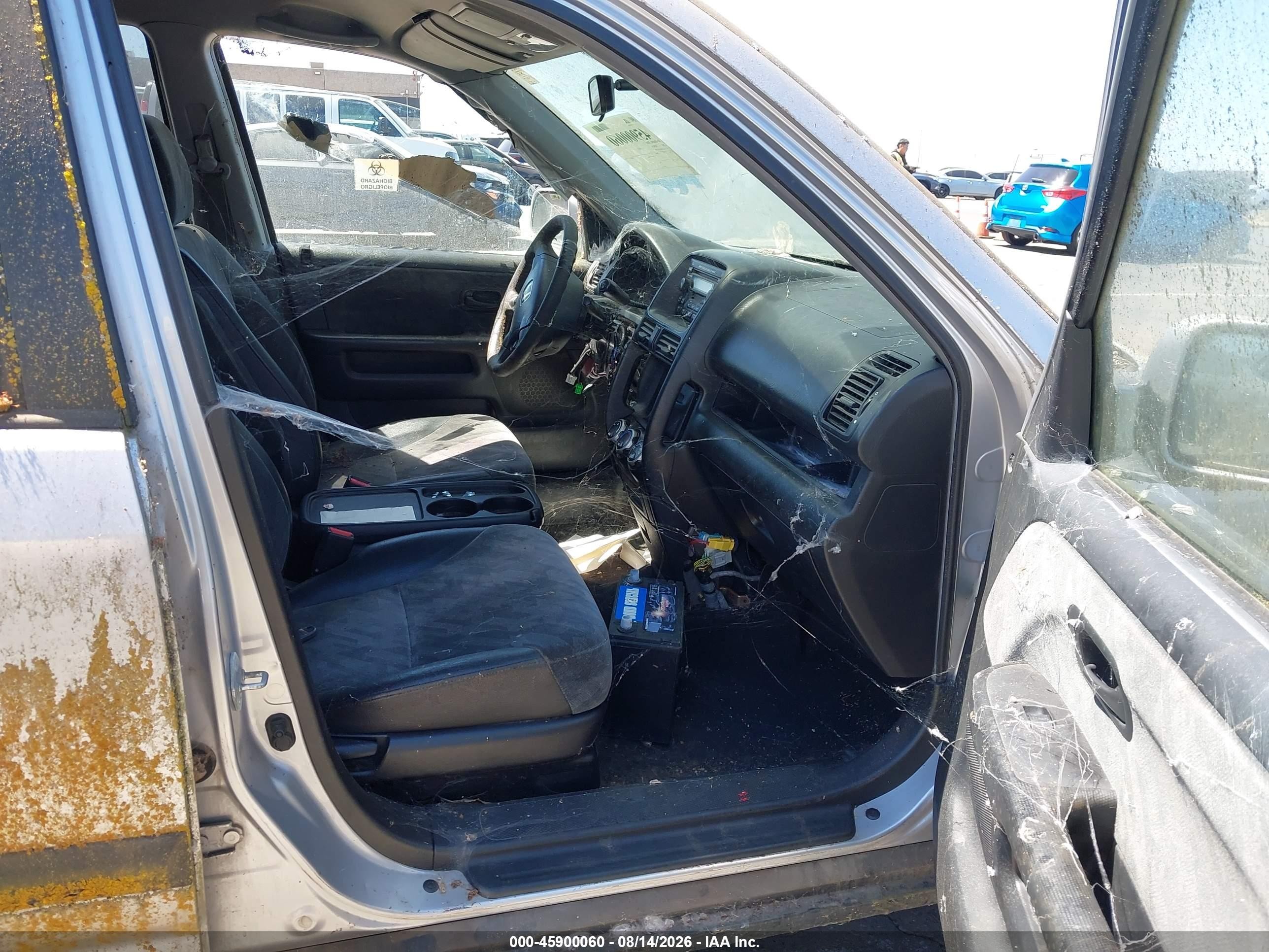 2003 Honda Cr-v Ex Silver vin: JHLRD78823C802084