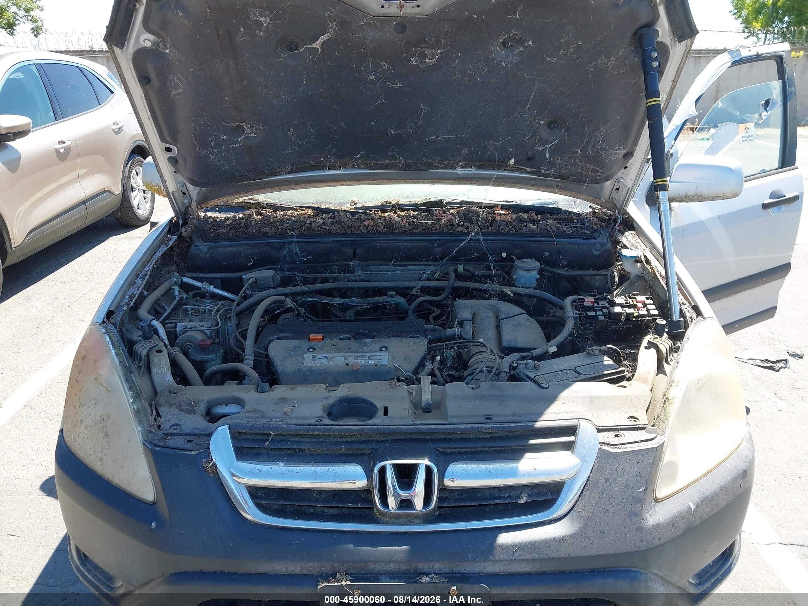 2003 Honda Cr-v Ex Silver vin: JHLRD78823C802084