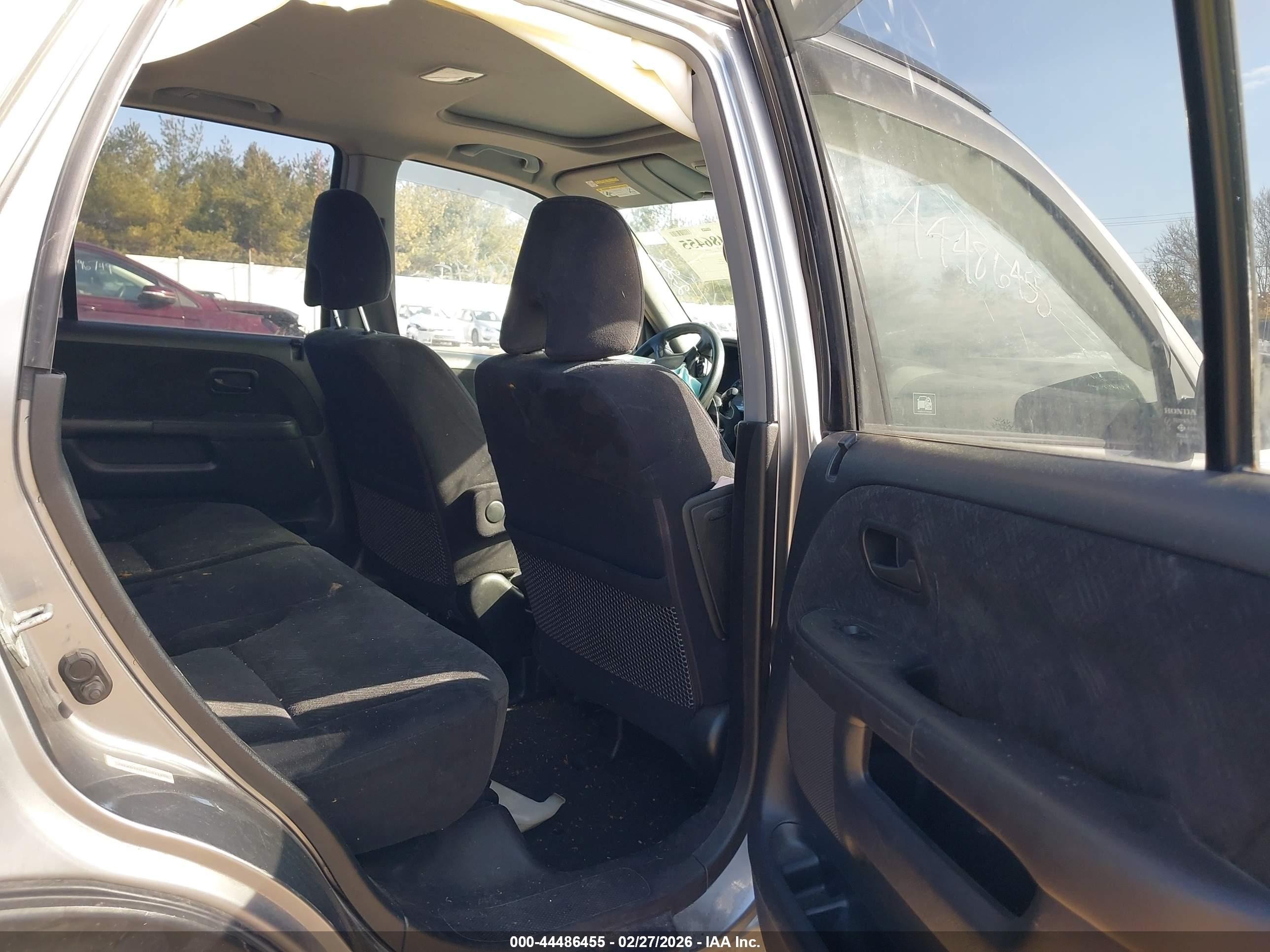 2005 Honda Cr-v Ex Gray vin: JHLRD78825C011606