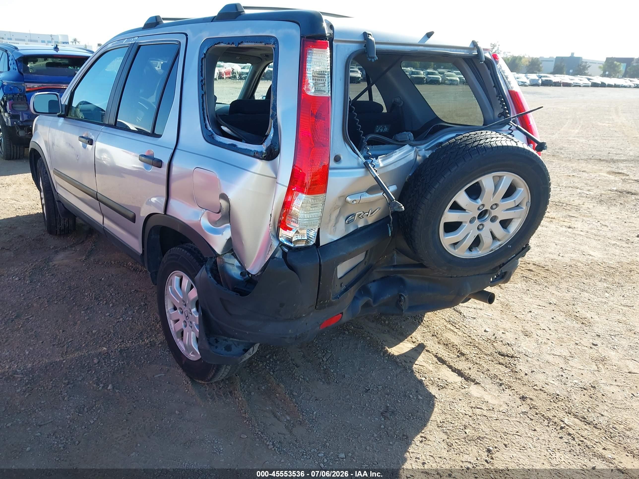 2005 Honda Cr-v Ex Серебряный vin: JHLRD78825C017955