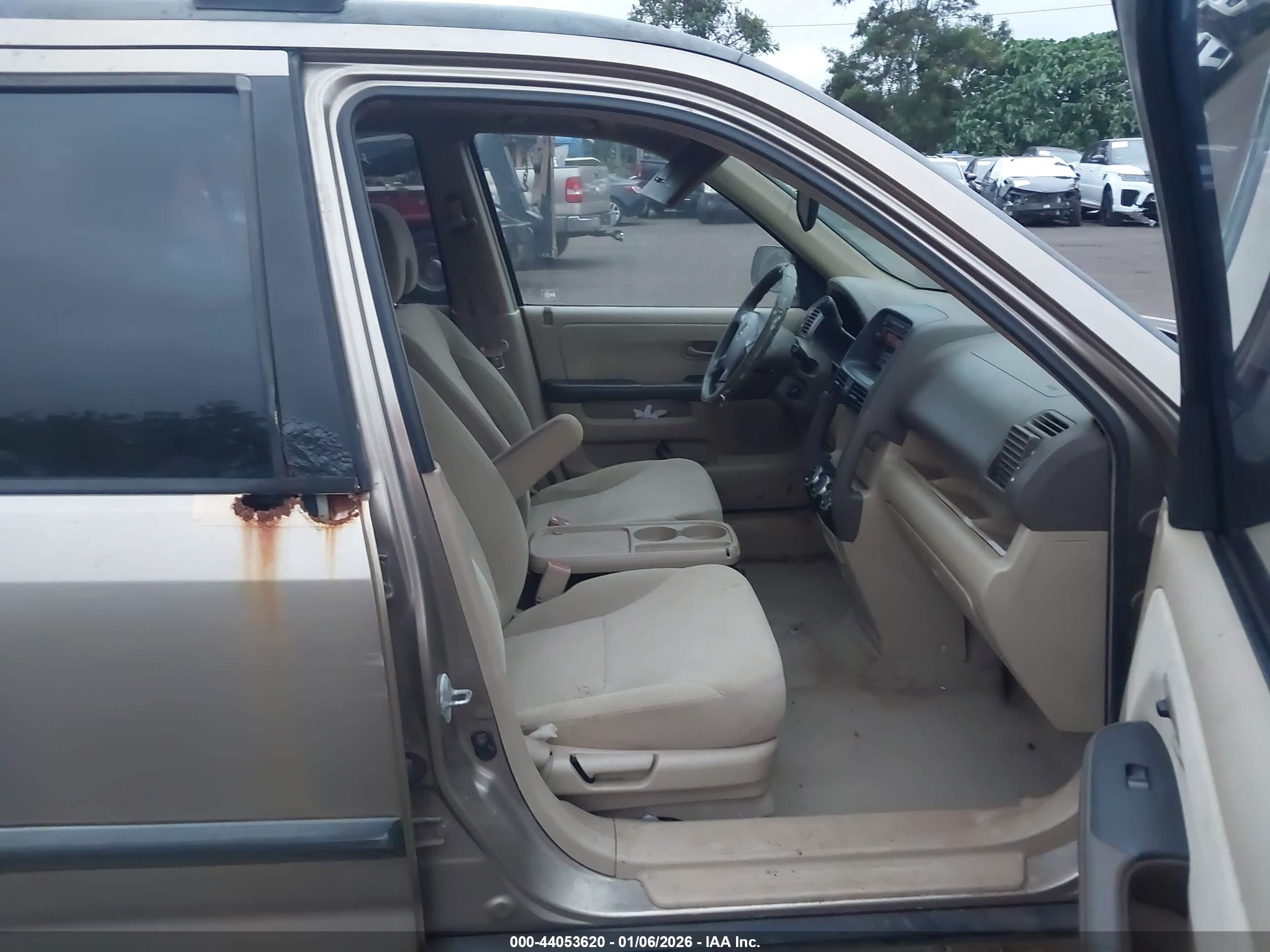 2006 Honda Cr-v Ex Gold vin: JHLRD78826C025202